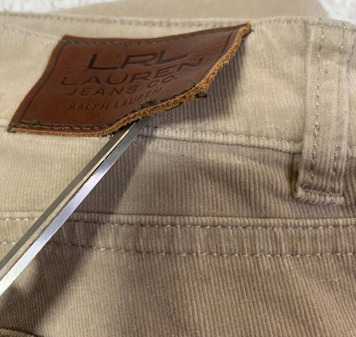 Lauren Ralph Lauren LRL Ralph Lauren Jeans Corduroy Pants Women's Size 10 Tan Size 32" / US 10 / IT 46 - 2 Thumbnail
