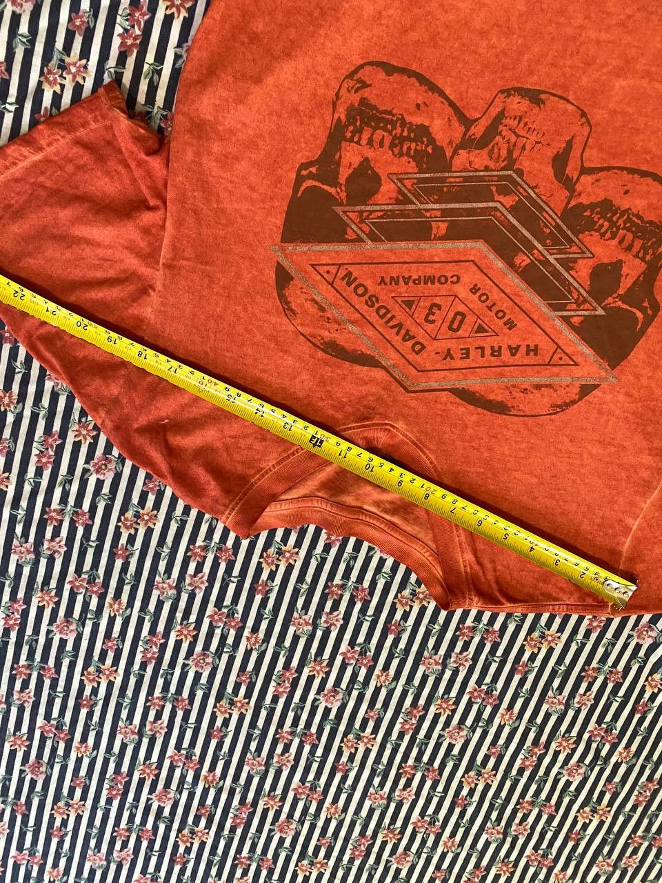 Harley Davidson Streetwear T-Shirt Harley Davidson big logo Y2K Vintage Size US M / EU 48-50 / 2 - 11 Thumbnail