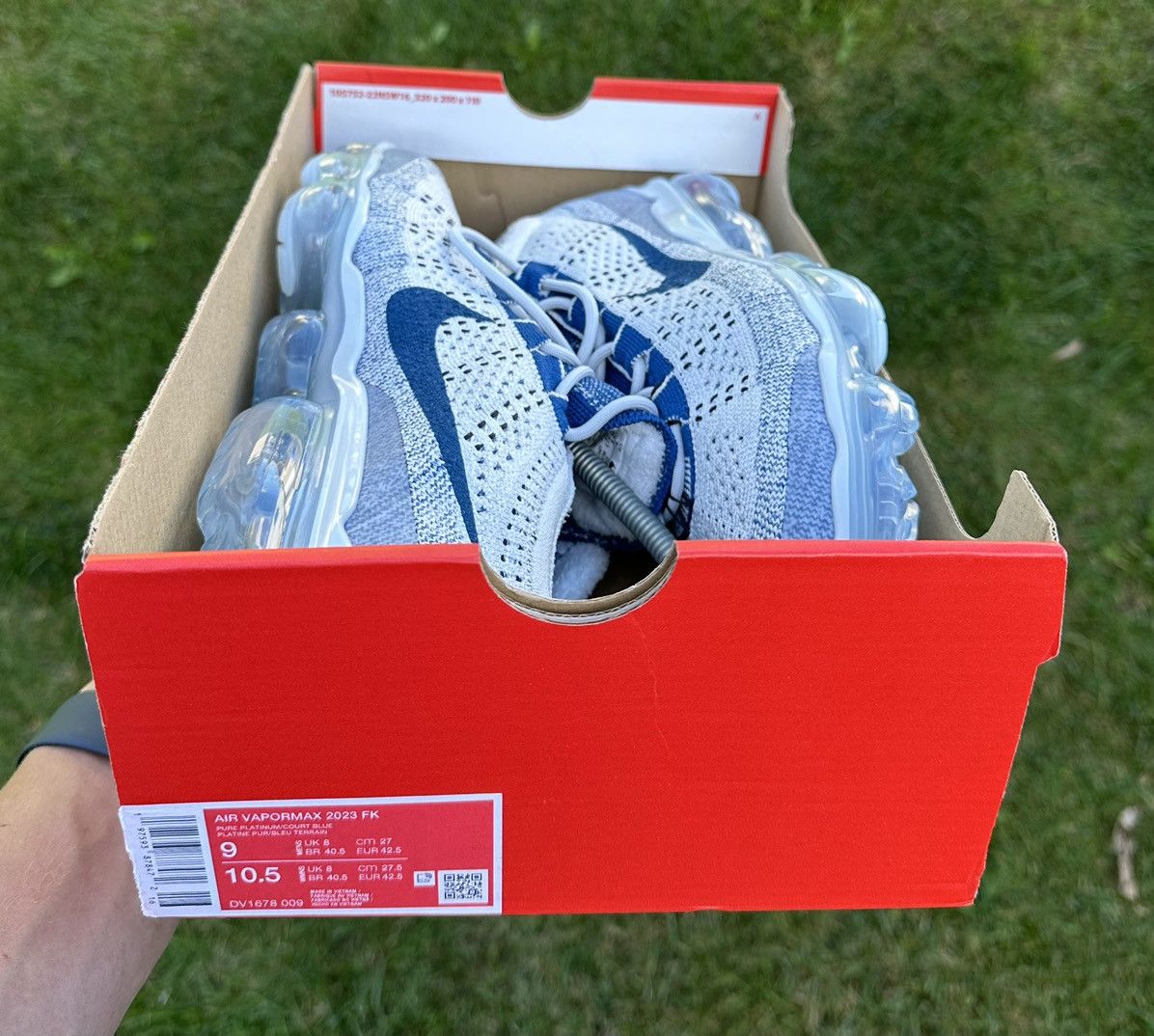 Nike Nike Air Vapormax 2023 platinum blue Size US 9 / EU 42 - 7 Thumbnail