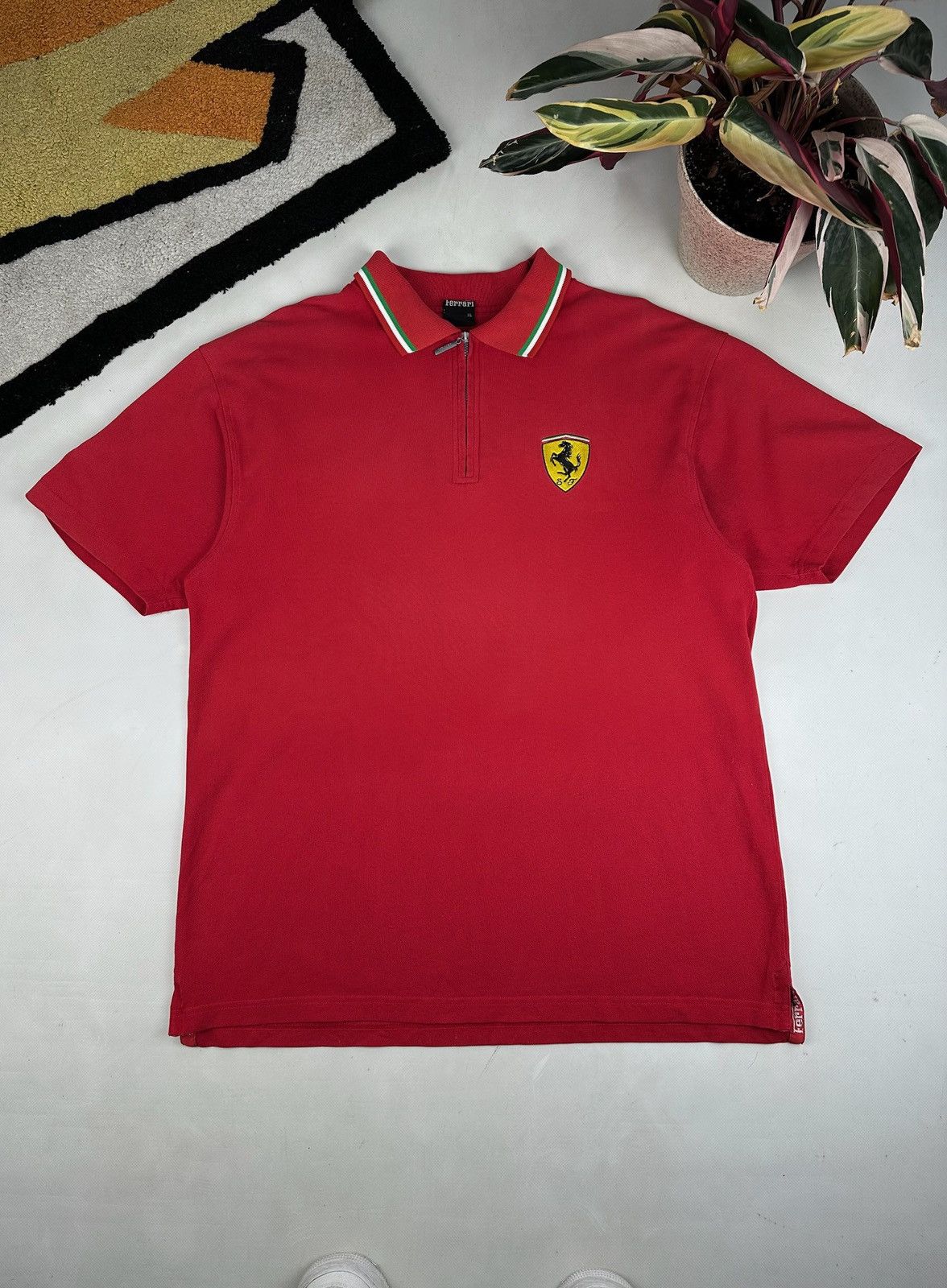 Ferrari × Vintage Vintage Ferrari Official Product Polo Shirt 1999 Size US XL / EU 56 / 4 - 1 Thumbnail