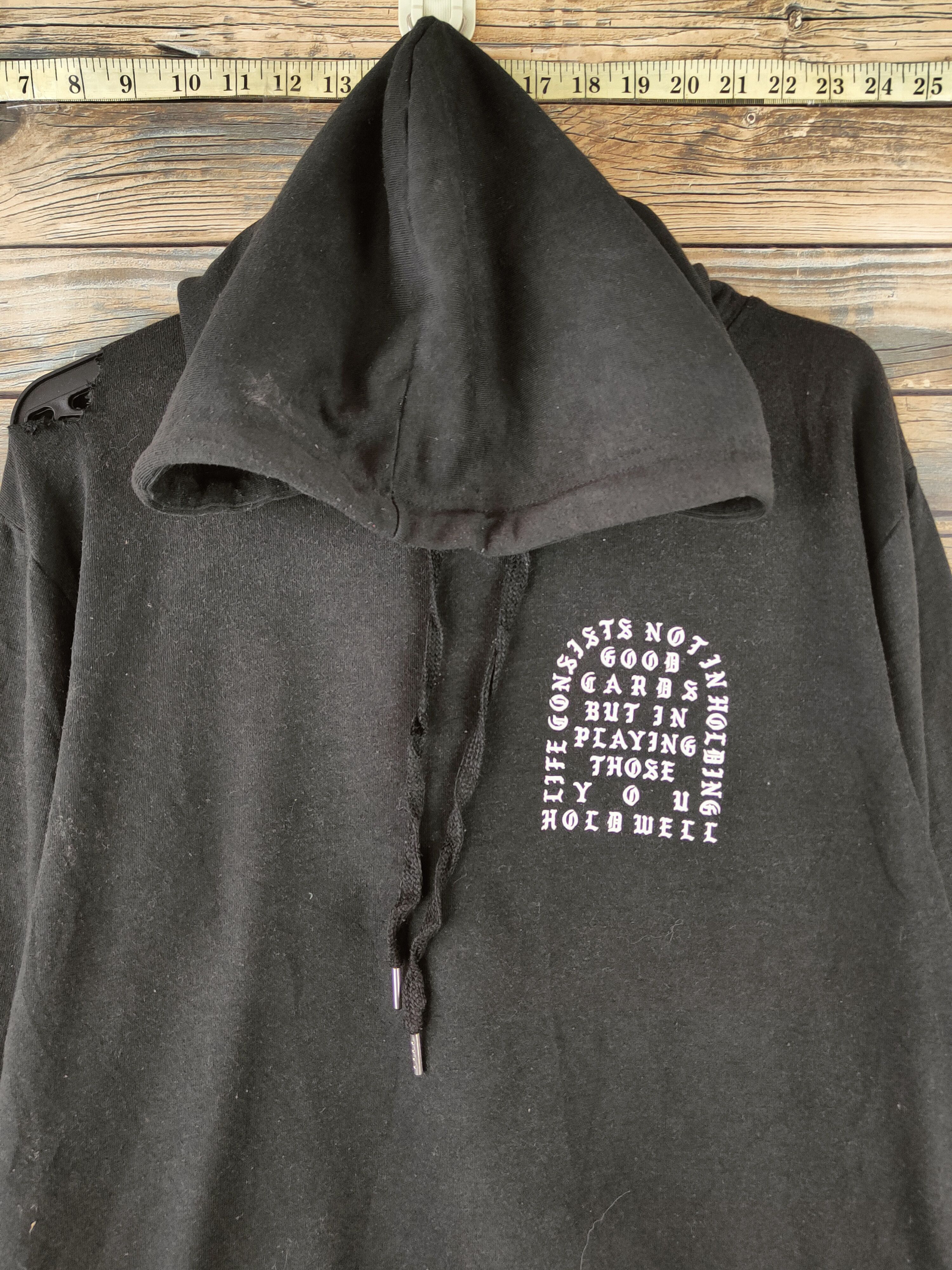Japanese Brand SUPER RARE 💥 Modish Gaze Black Hoodie Sweatshirt Size M / US 6-8 / IT 42-44 - 2 Thumbnail