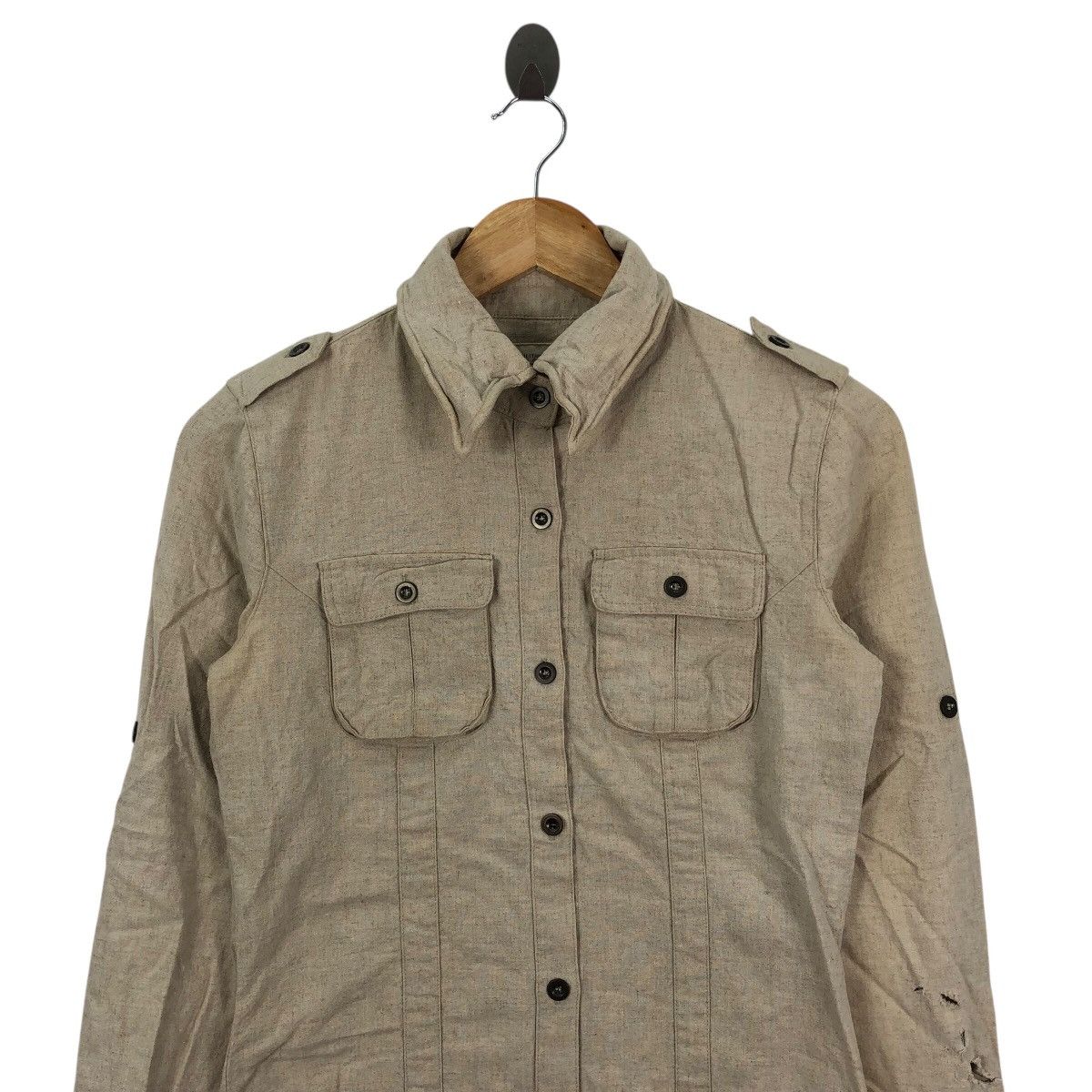 Japanese Brand × Le Grande Bleu (L.G.B.) Japanese Brand GOA Le GRANDE BLEU Lgb Military Shirt Size XS / US 0-2 / IT 36-38 - 2 Thumbnail