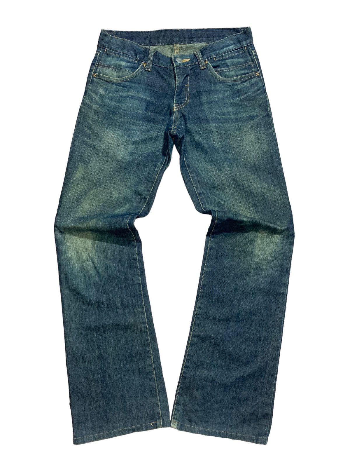 Tornado Mart Tornado Mart 6 pocket mud wash flare denim jeans Size US 30 / EU 46 - 2 Thumbnail