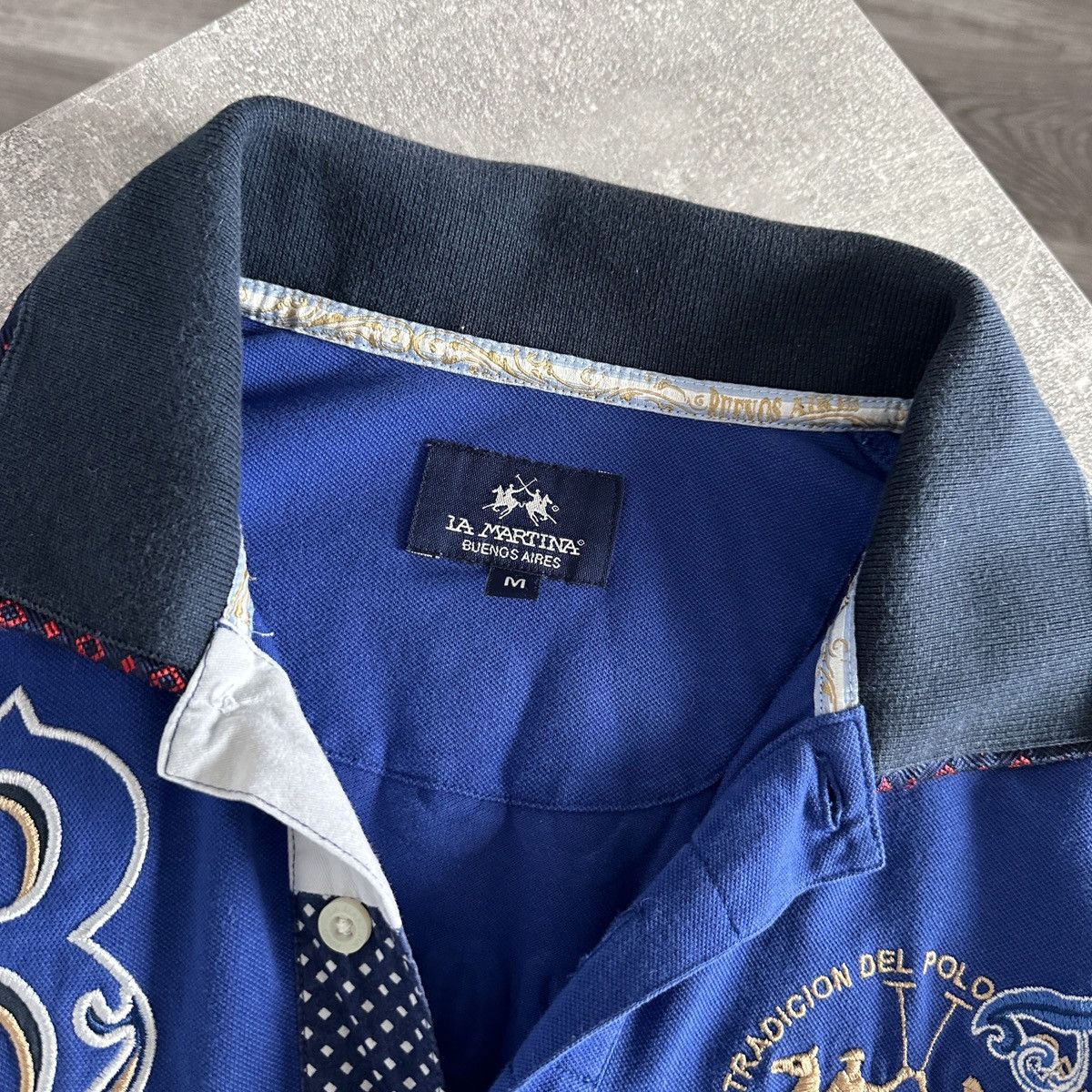 La Martina Vintage 00s La Martina Polo Rugby Buenos Aires rare y2k og Size US M / EU 48-50 / 2 - 6 Thumbnail
