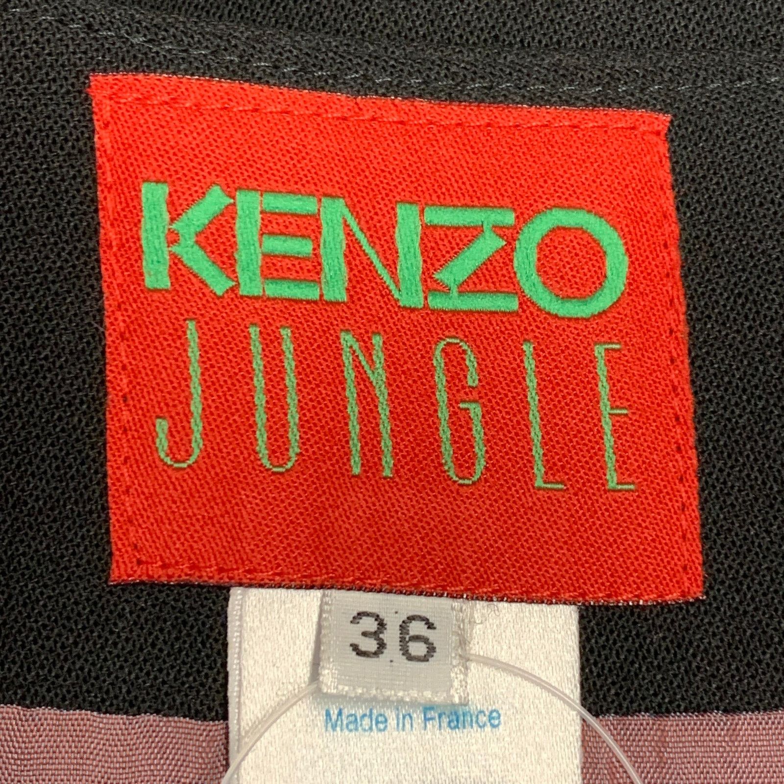 Kenzo KENZO Size S Black Wool Blend Mixed Fabrics Pencil Skirt Size 27" / US 4 / IT 40 - 6 Thumbnail