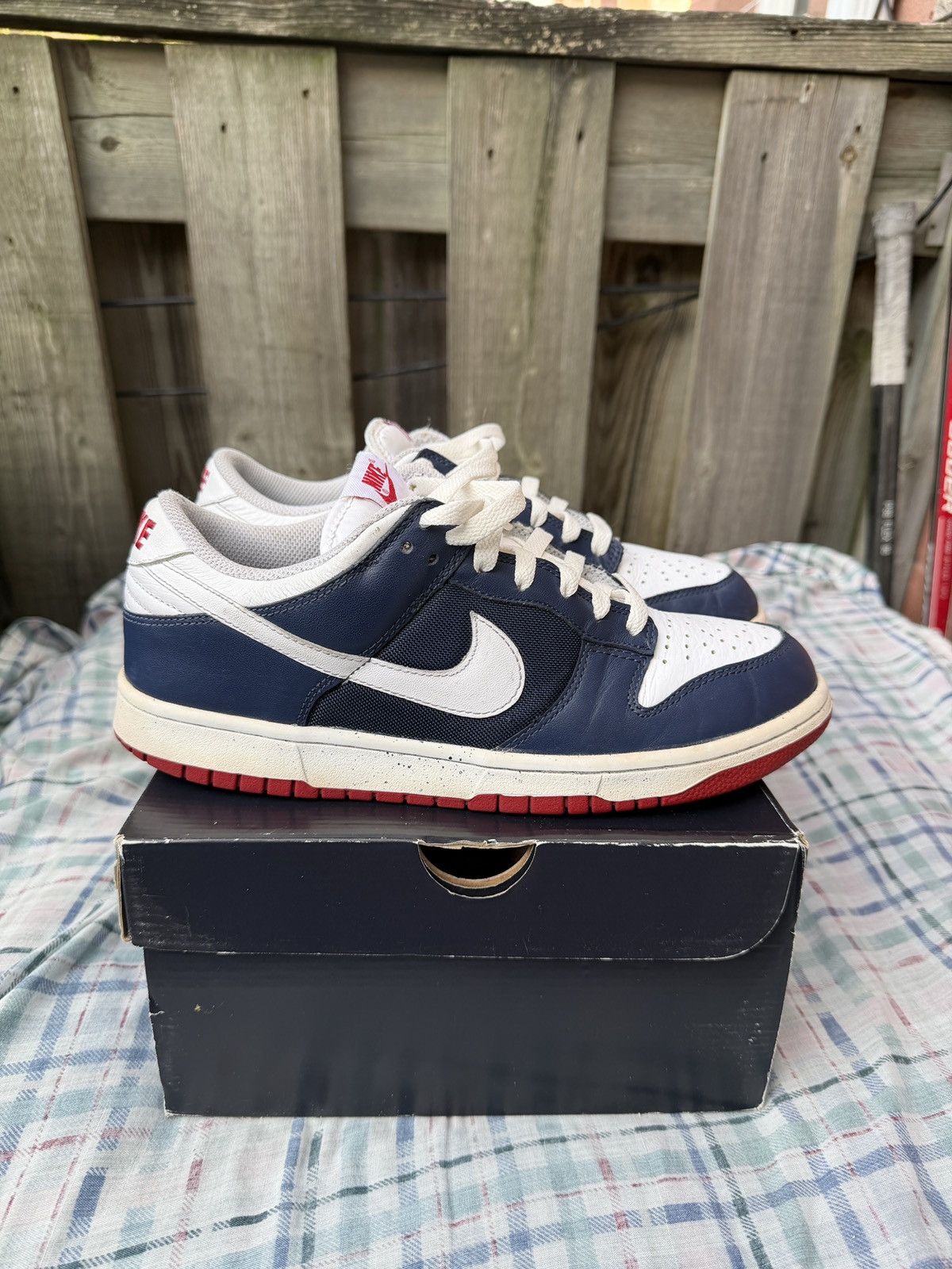 Nike Nike Dunk Low CI France Midnight Navy White Size US 9 / EU 42 - 1 Thumbnail