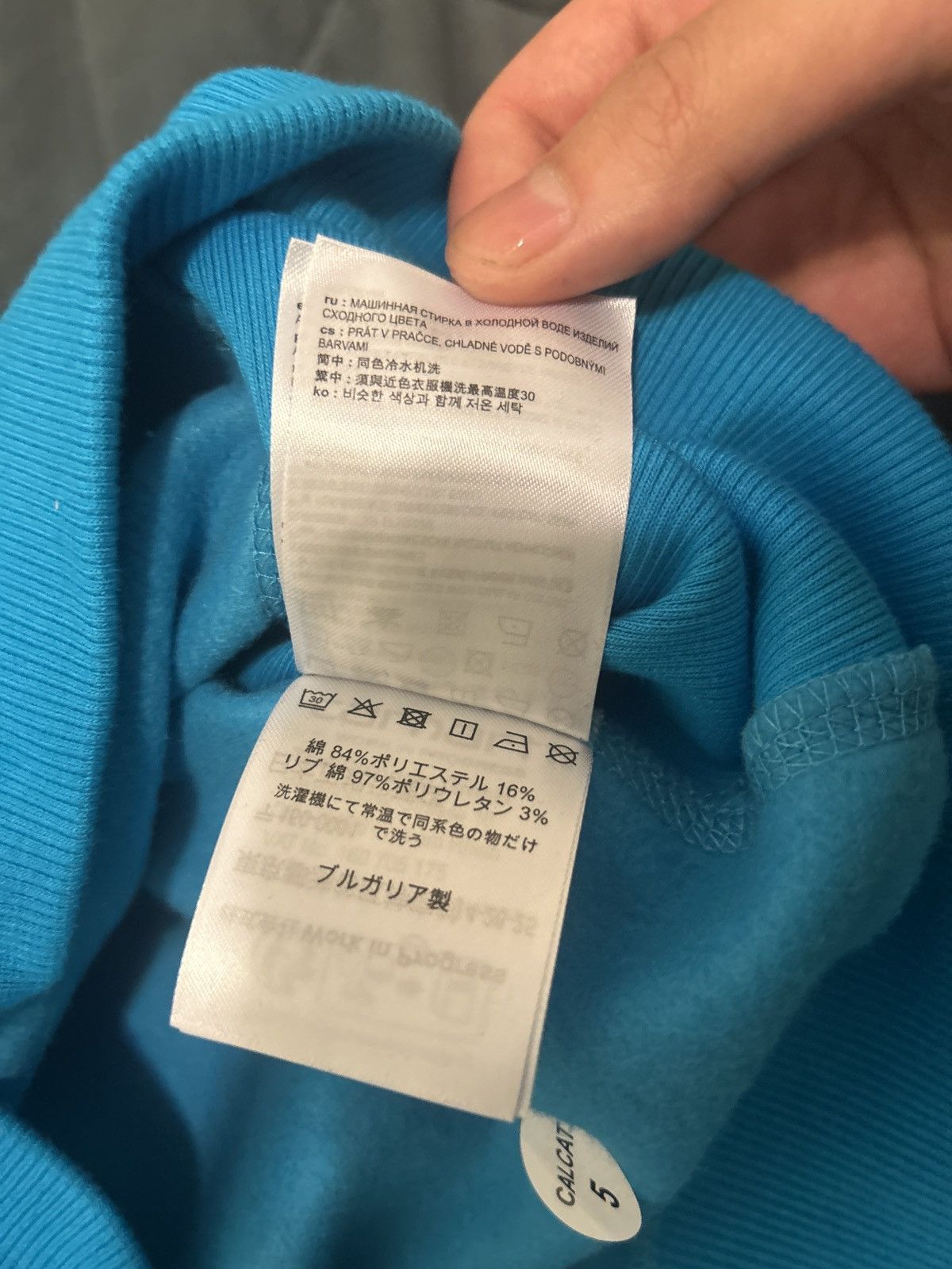 Carhartt × Palace Palace Carhartt WIP Hoodie “Safety Blue” Size US S / EU 44-46 / 1 - 6 Thumbnail