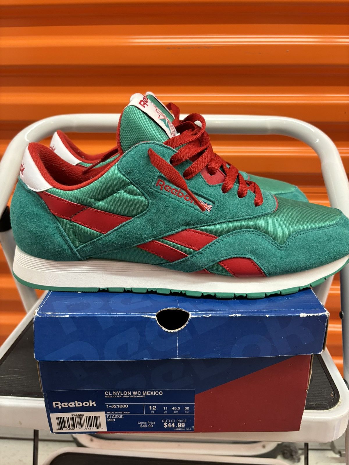 Reebok ***FINAL DROP***RARE 00s REEBOK NYLON MEXICO CLASSIC SHOE 12 Size US 12 / EU 45 - 3 Thumbnail
