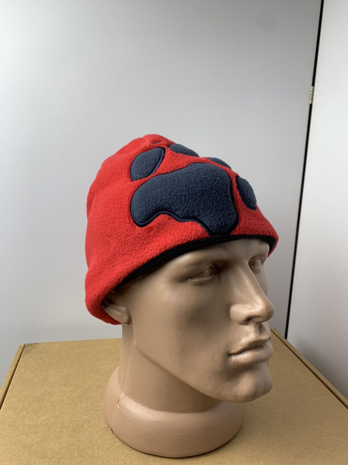 Jack Wolfskin × Vintage Jack wolfskin fleece hat big logo Size ONE SIZE - 2 Thumbnail