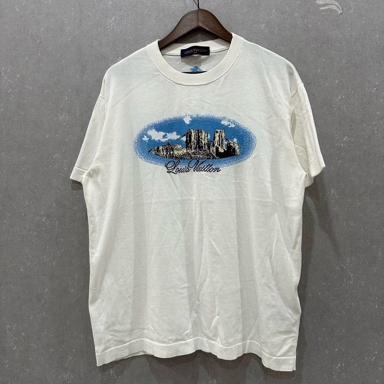 Louis Vuitton Louis Vuitton Western landscape intarsia knitted short slee Size US XXL / EU 58 / 5 - 1 Thumbnail