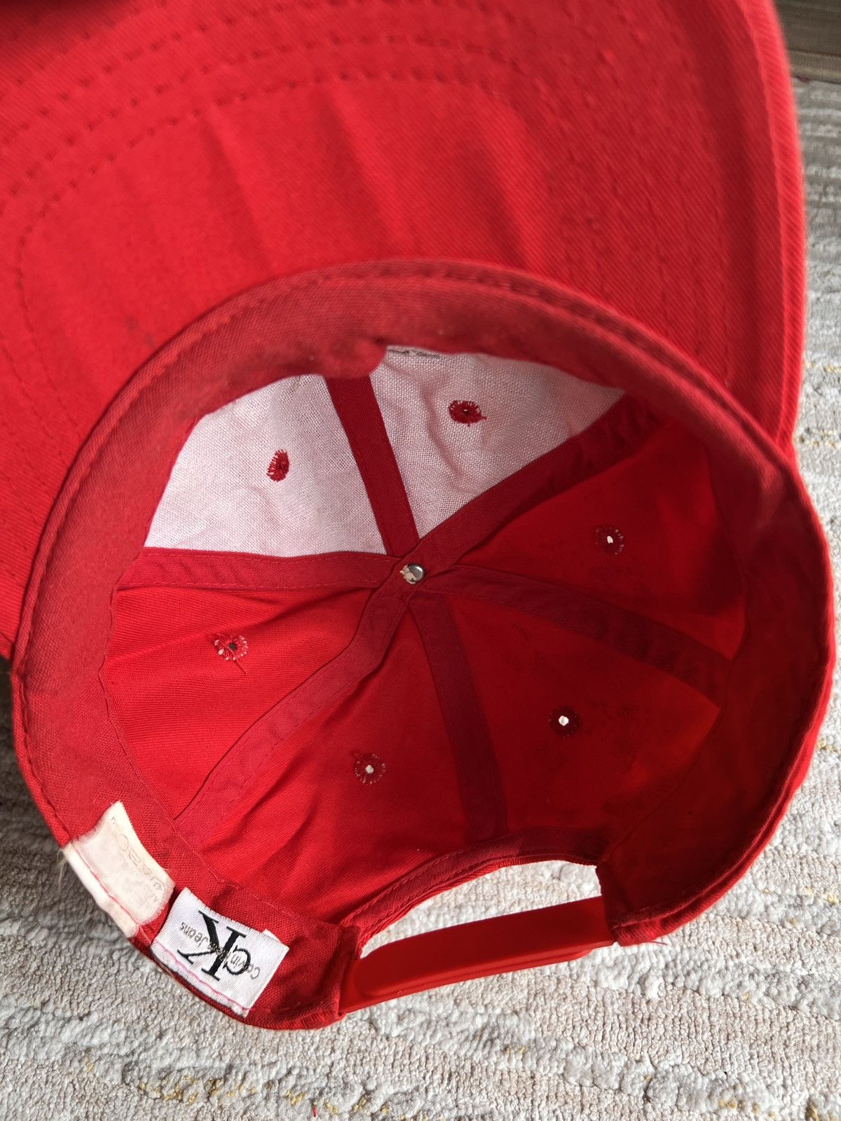 Calvin Klein × Grailed × Vintage 90s Calvin Klein Snapback Size ONE SIZE - 5 Thumbnail