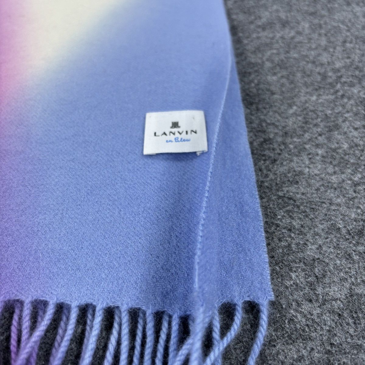 Lanvin × Vintage Lanvin Scarf # D777 # Muffler # Neckwear Size ONE SIZE - 3 Thumbnail