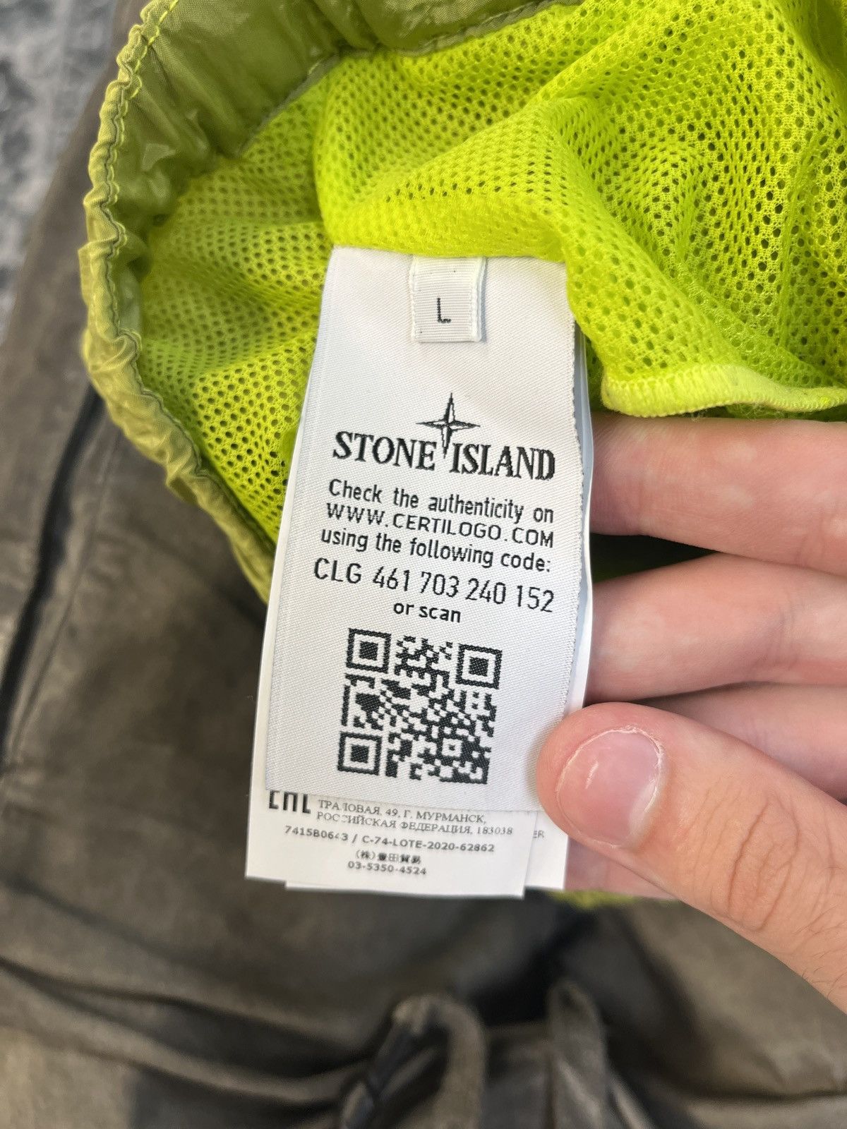 Stone Island Stone Island Olive Green Nylon Shorts L Size US 34 / EU 50 - 6 Thumbnail
