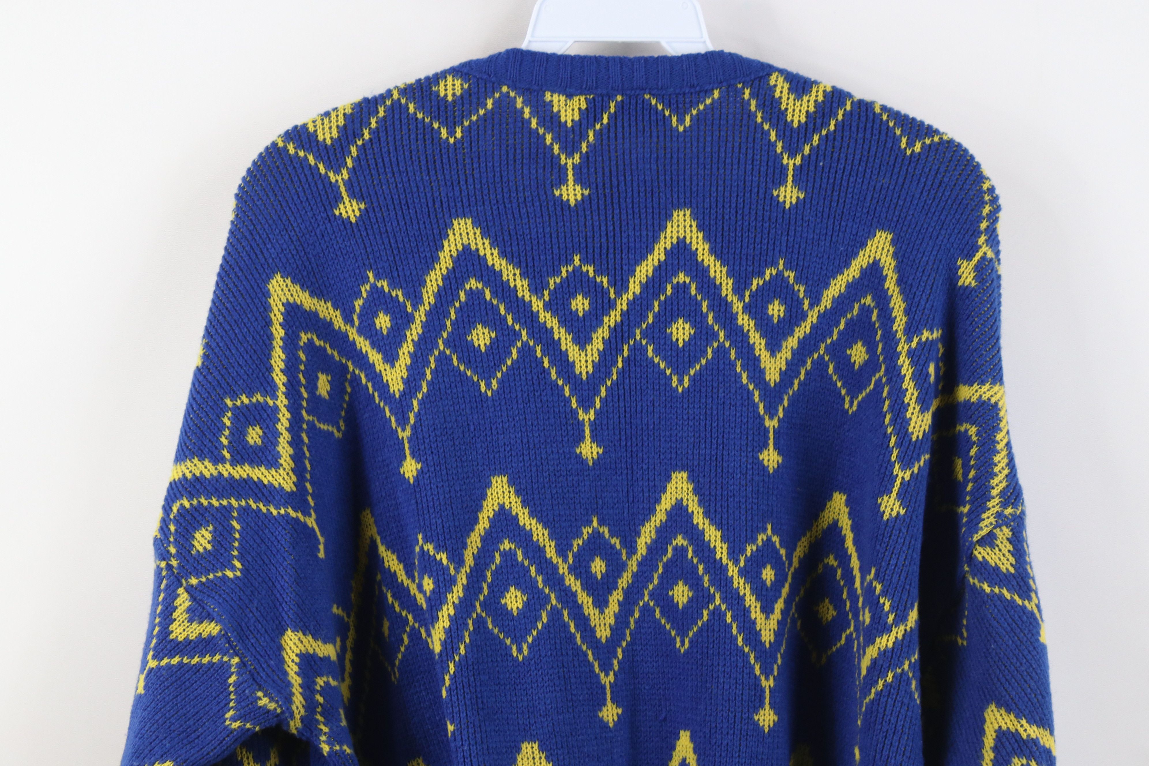 Vintage Vtg 80s 90s Dale Sport Norway Ribbed Knit Crewneck Sweater Size XL / US 12-14 / IT 48-50 - 8 Thumbnail