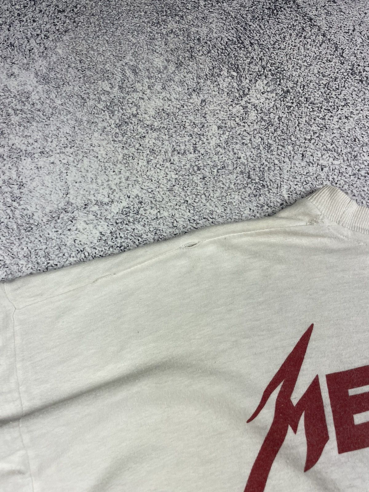 Metallica 90s Metallica Double-Sided Band Tee White Graphic Sz S-M Size US M / EU 48-50 / 2 - 15 Thumbnail