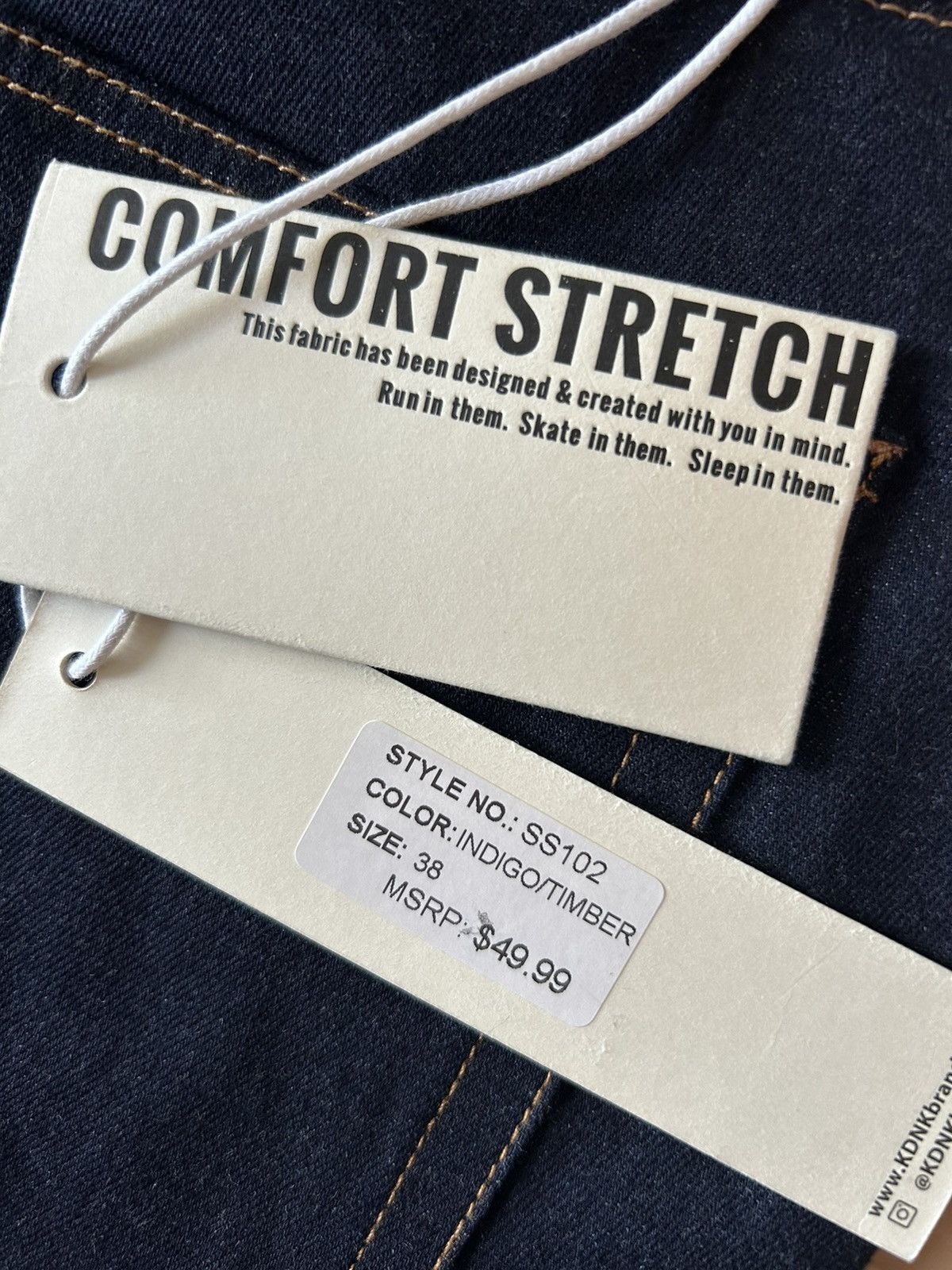 Other KDNK Blue Raw Denim Jeans Size US 38 / EU 54 - 4 Thumbnail