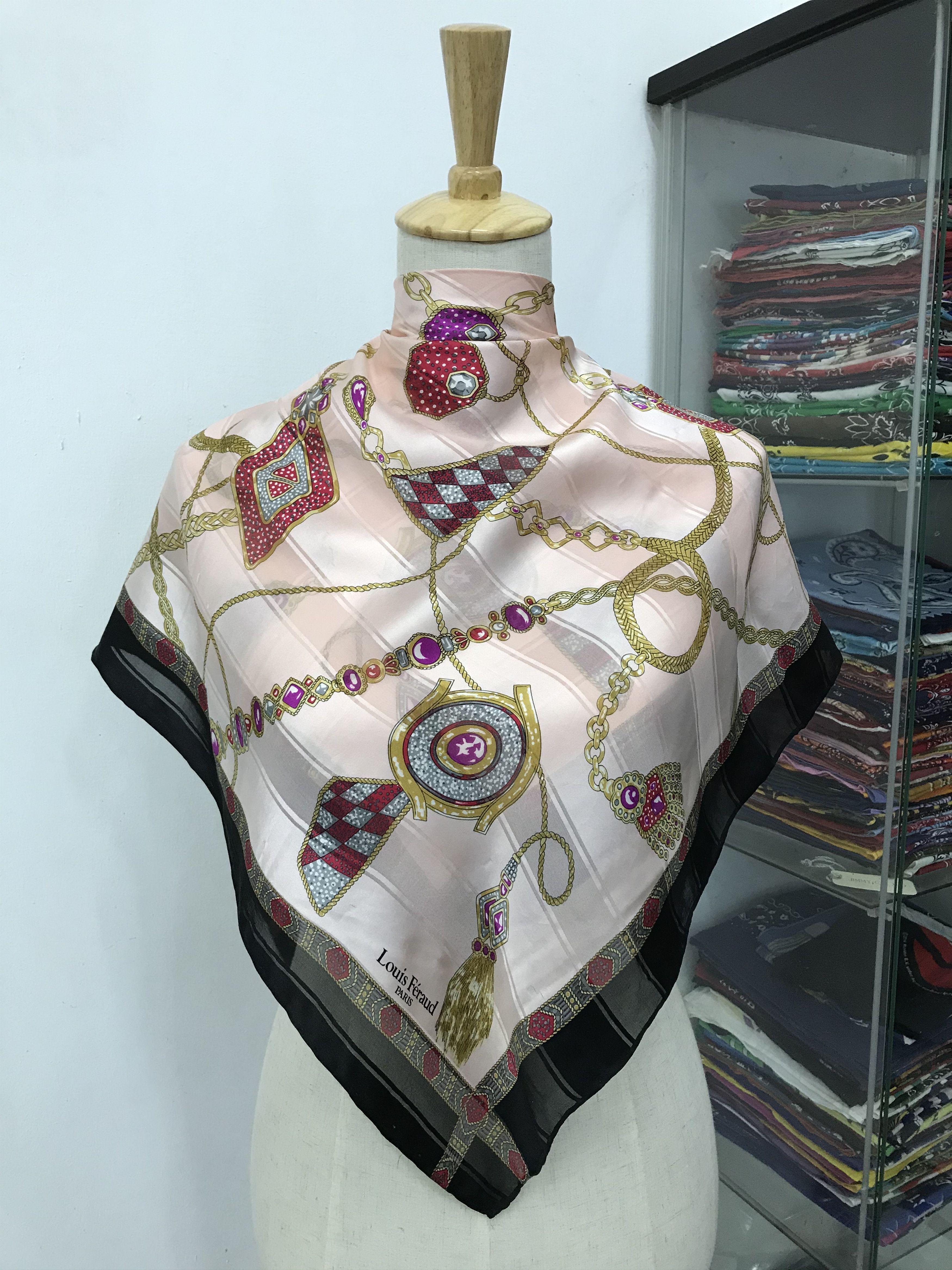 Louis Feraud Vintage Louis Feraud Silk Scarf Size ONE SIZE - 1 Thumbnail