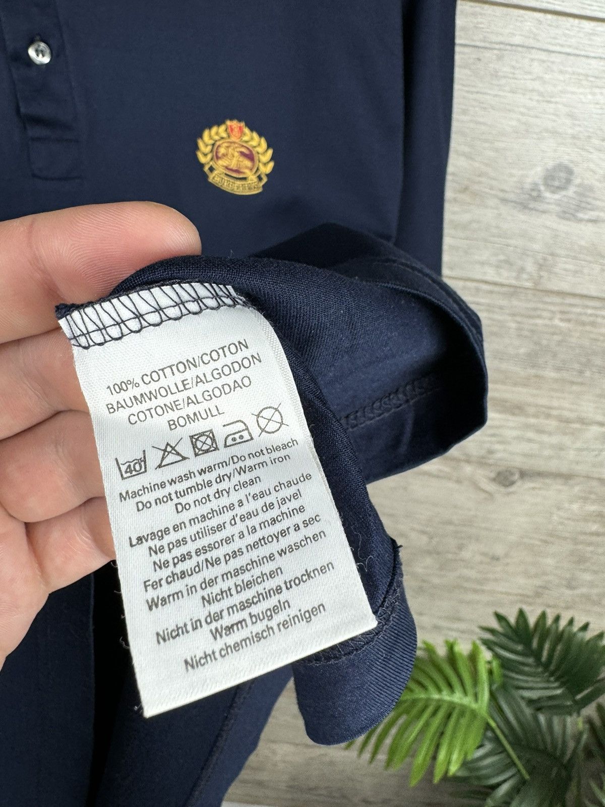 Burberry Burberrys Polo 👕 Luxury Tee Made in England 🏴󠁧󠁢󠁥󠁮󠁧󠁿 size XL Size US XL / EU 56 / 4 - 3 Thumbnail