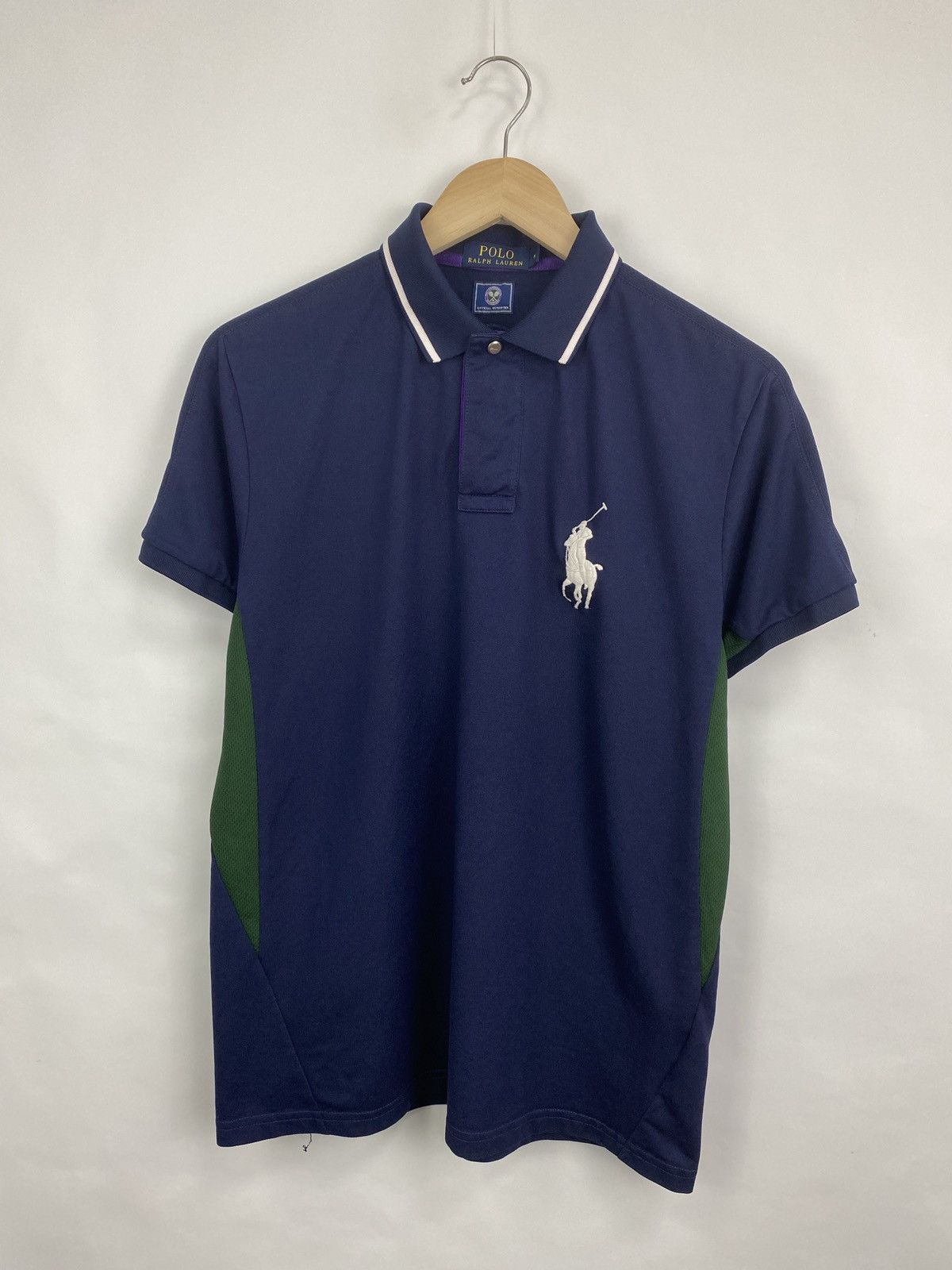 Polo Ralph Lauren 🇬🇧 Vintage Polo Ralph Lauren Wimbledon Tennis Polo T-Shirt Size US M / EU 48-50 / 2 - 4 Thumbnail