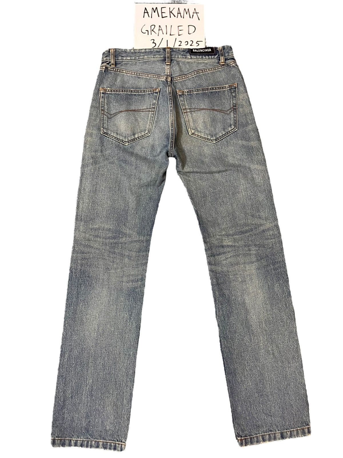 Balenciaga Balenciaga Unisex Jeans Size US 29 - 4 Thumbnail