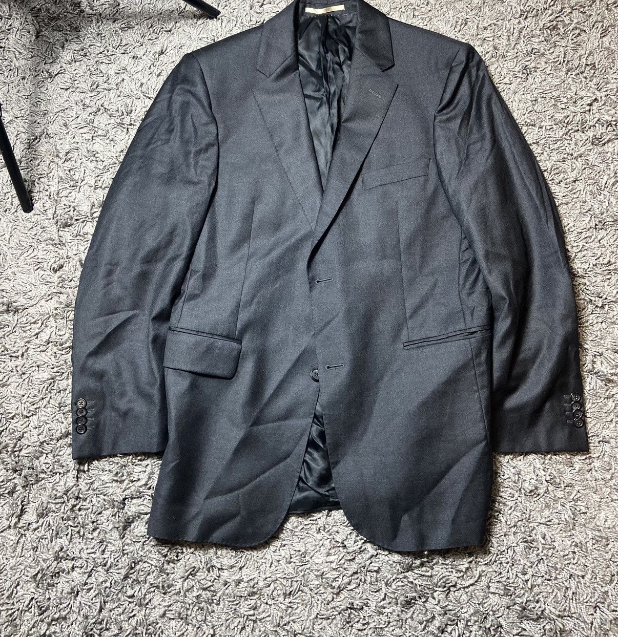 Burberry × Vintage BURBERRY BRIT 100% WOOL CASUAL SUIT CLASSIC BRITAIN LUXURY Size 50S - 1 Thumbnail