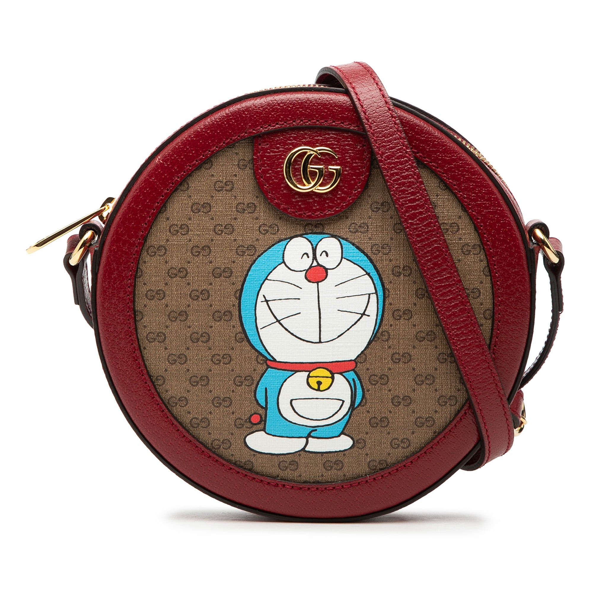 Gucci Micro GG Supreme Doraemon Round Crossbody Size ONE SIZE - 1 Thumbnail