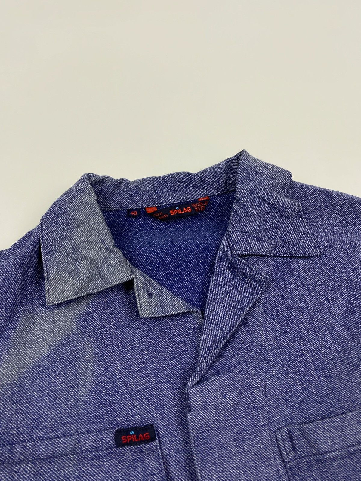 Vintage 1980’s Vintage Sun Faded Spilag Chore Work Jacket Size US M / EU 48-50 / 2 - 7 Thumbnail
