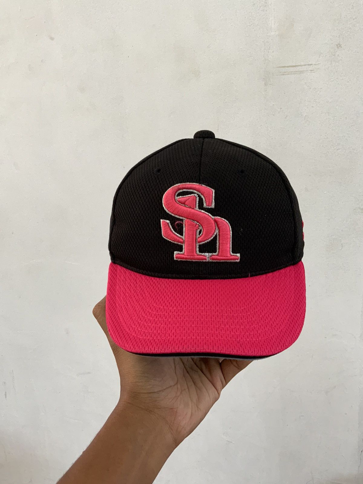 Majestic Majestic SH Pink Black Hat Size ONE SIZE - 5 Thumbnail