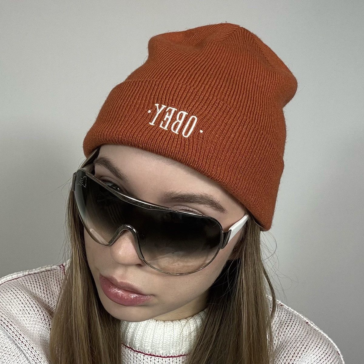 Obey Vintage Y2K Obey Mini Logo Beanie Hat Sk8 Skate Style Size ONE SIZE - 1 Thumbnail