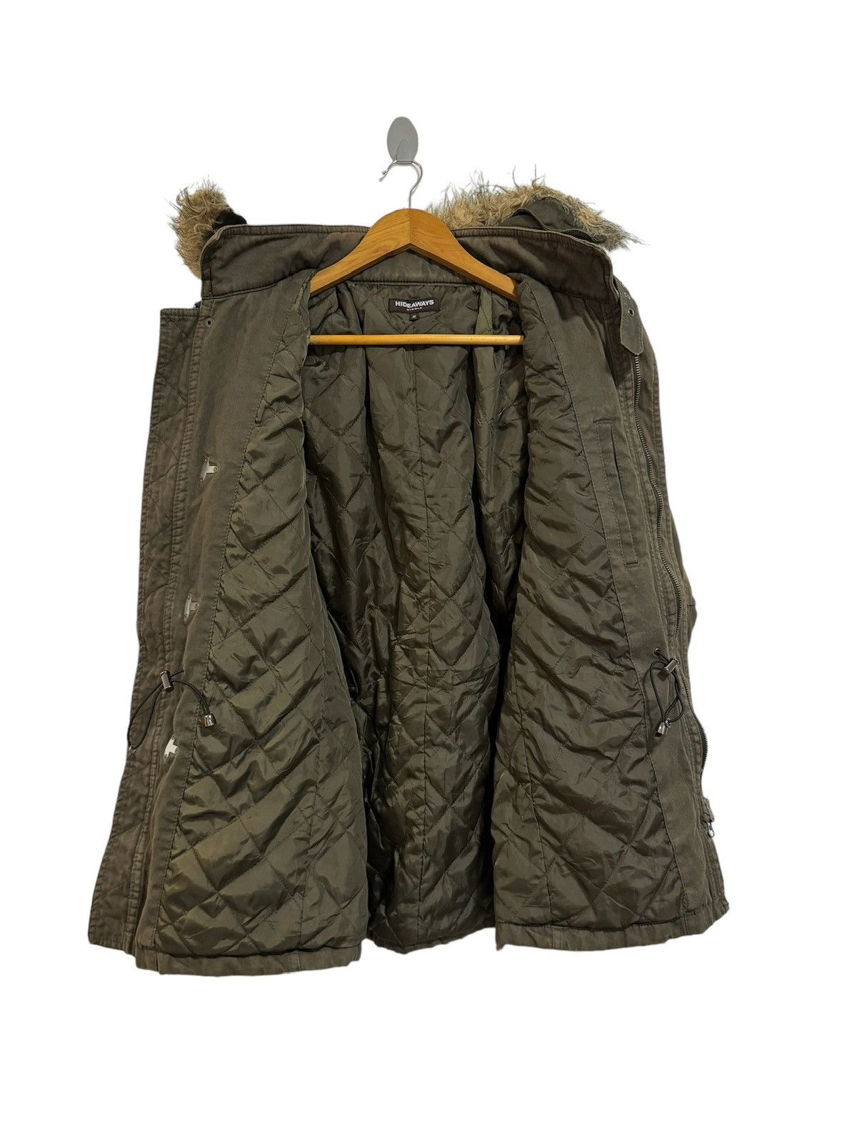 If Six Was Nine × Le Grande Bleu (L.G.B.) × Nicole Club Hideaways by Nicole Fur Hooded Jacket Size M / US 6-8 / IT 42-44 - 5 Thumbnail