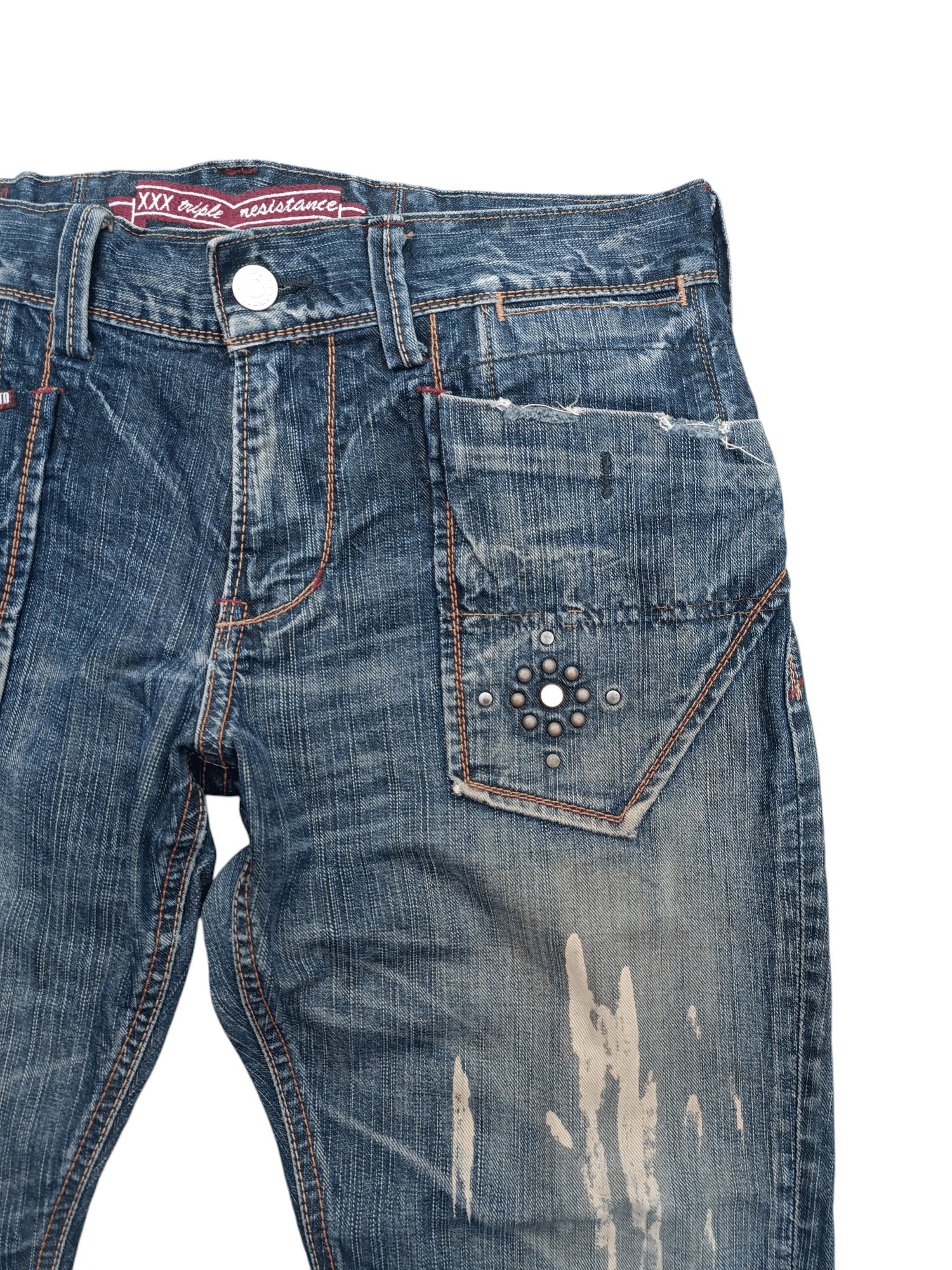 Hysteric Glamour × Japanese Brand RARE 🔥 Japan 🇯🇵 Liberto Distressed Design Size US 34 / EU 50 - 7 Thumbnail