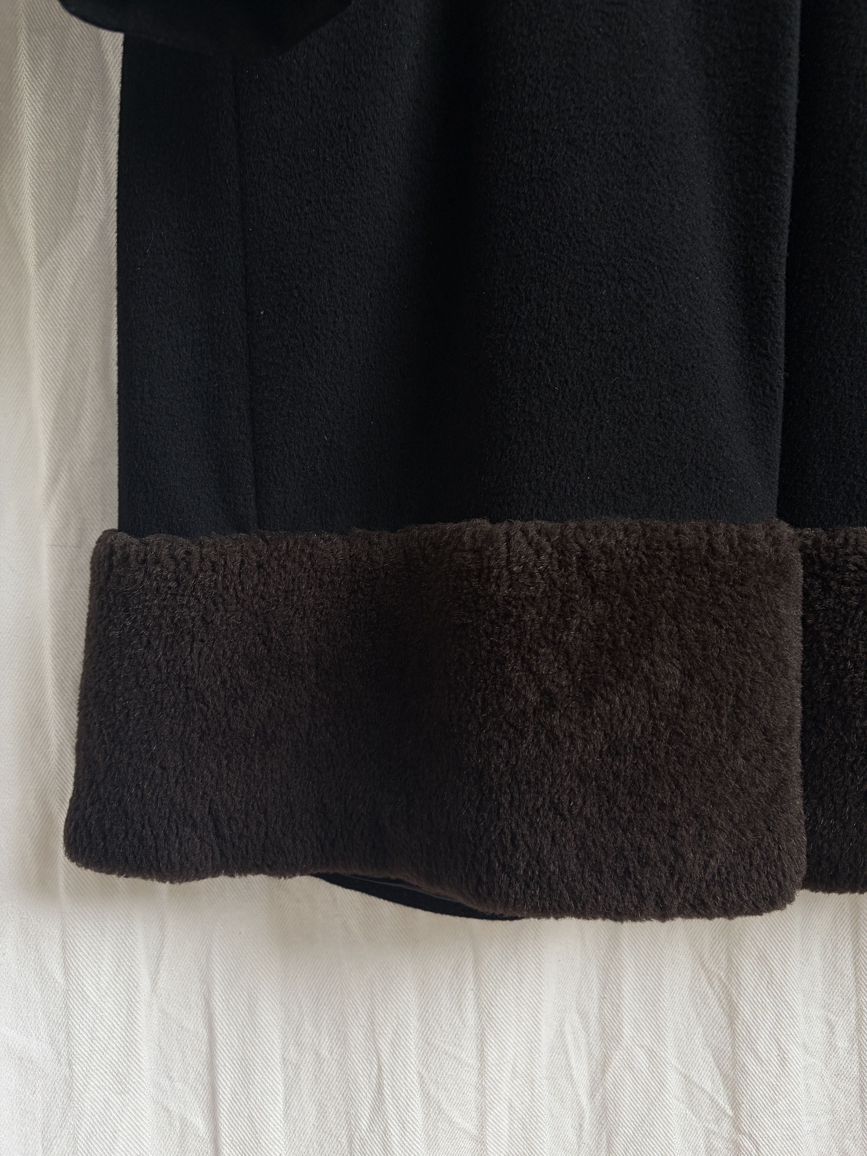 Dries Van Noten AW98 Embroidered Wool Coat w/ Fur Trim Size XS / US 0-2 / IT 36-38 - 4 Thumbnail