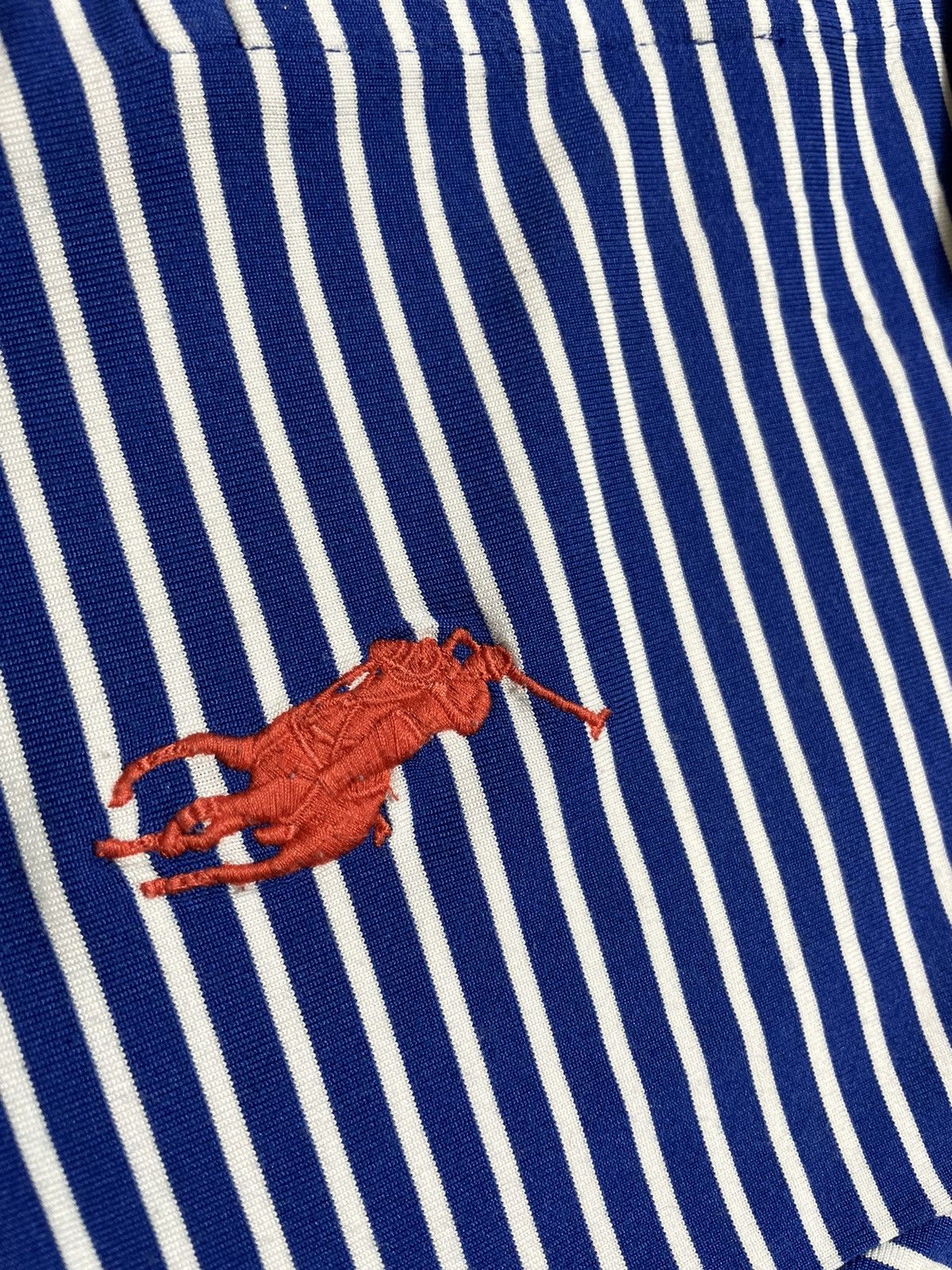 Polo Ralph Lauren × Ralph Lauren × Vintage Vintage Polo Ralph Lauren Striped Polo Shirt Y2K Big Pony Size US S / EU 44-46 / 1 - 5 Thumbnail