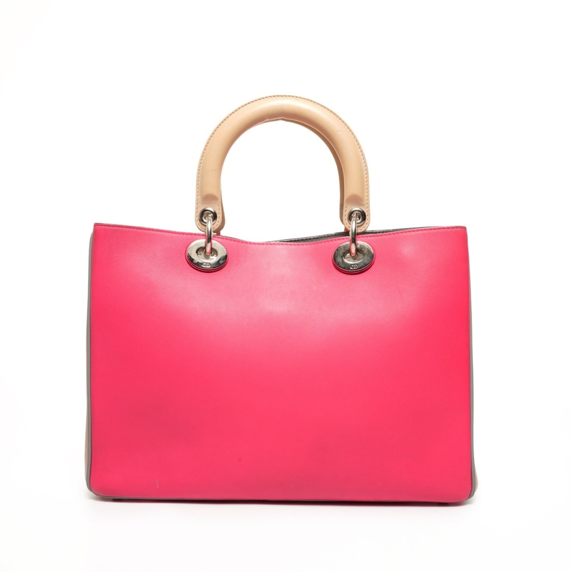 Dior Christian Dior Diorissimo Leather 2-Way Handbag, Pink, WS26120 Size ONE SIZE - 1 Thumbnail