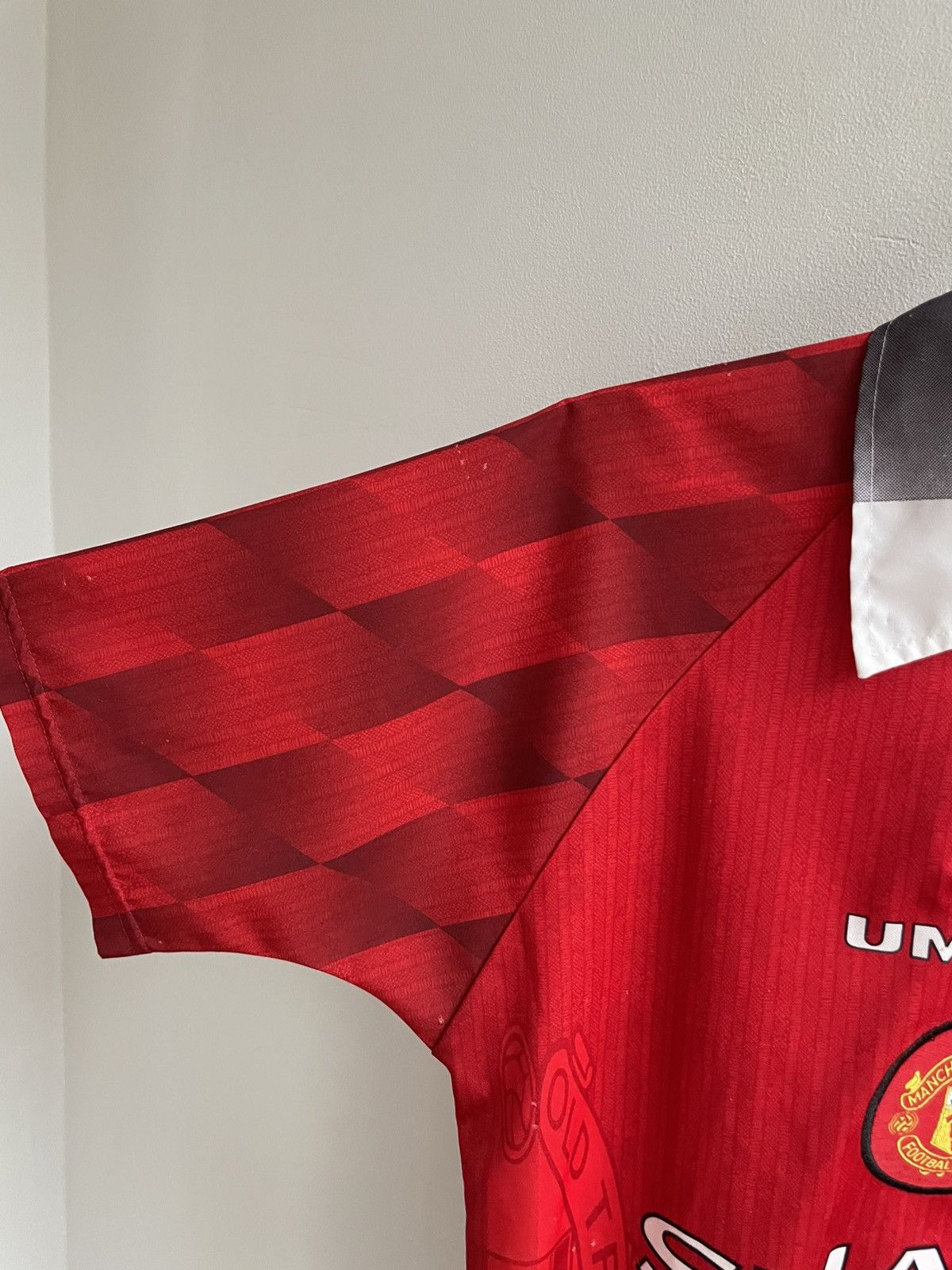 Umbro Manchester United 1996 1997 1998 Footbal Shirt Soccer Jersey Size US XXS / EU 40 - 6 Thumbnail