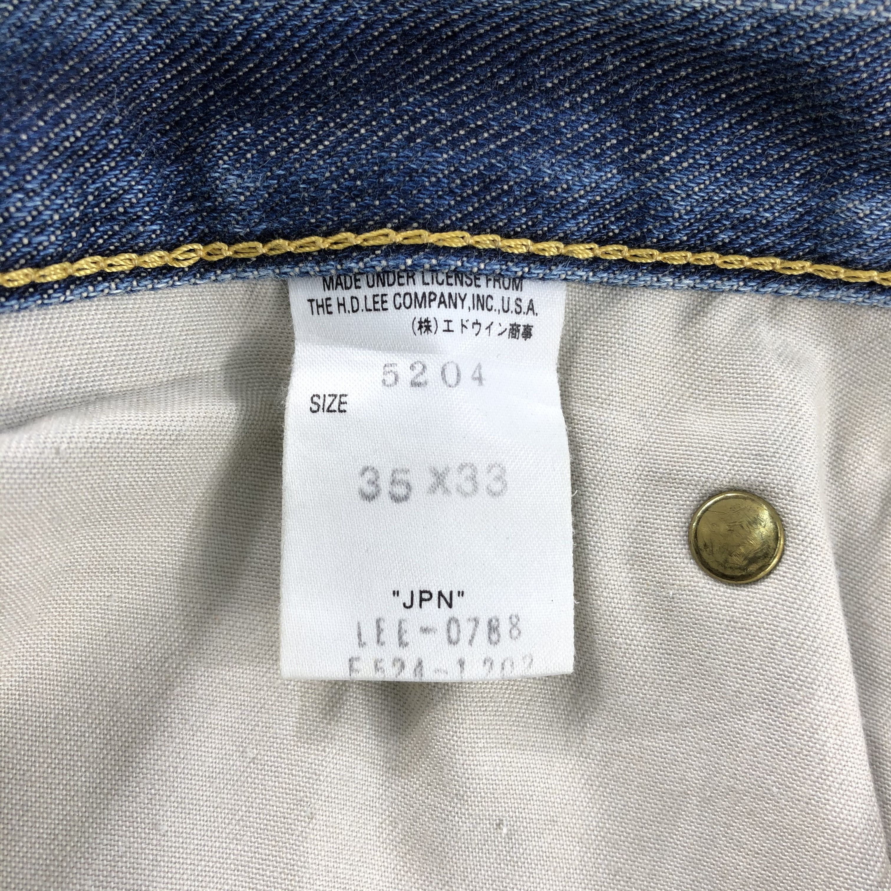 Lee × Vintage Vintage Blue Wash Lee Jeans-JM1441 Size US 35 - 9 Thumbnail