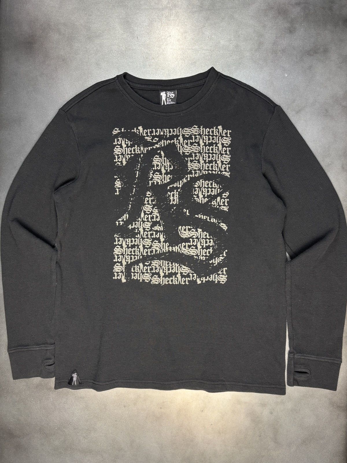 JCPenney Y2K RS by Ryan Sheckler Waffle Thermal ALP 2000s Thumb Hole Size US M / EU 48-50 / 2 - 13 Thumbnail