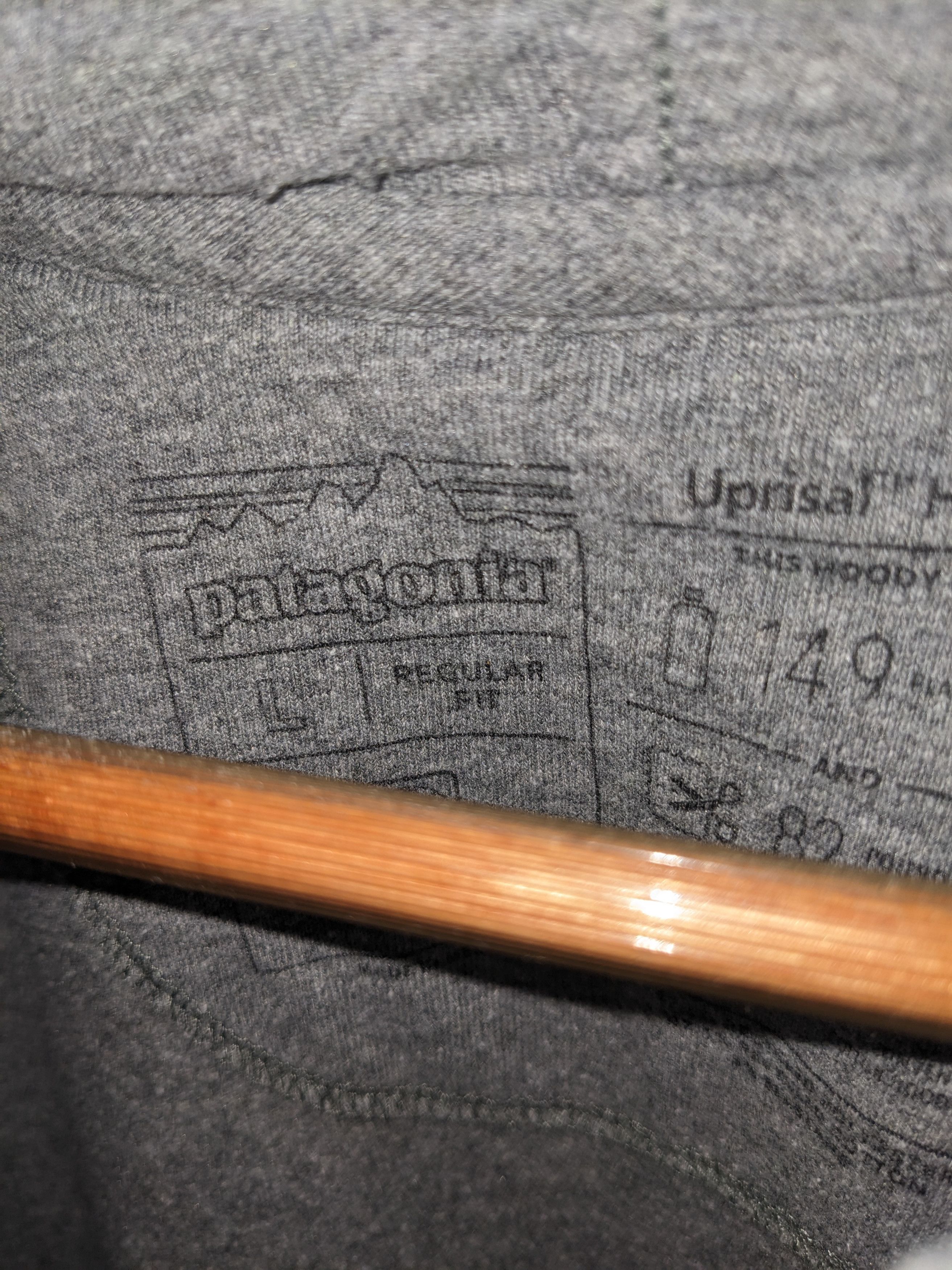 Designer × Patagonia Patagonia Bear Logo Regular Fit Gray Large Uprisal Hoody Size US L / EU 52-54 / 3 - 3 Thumbnail