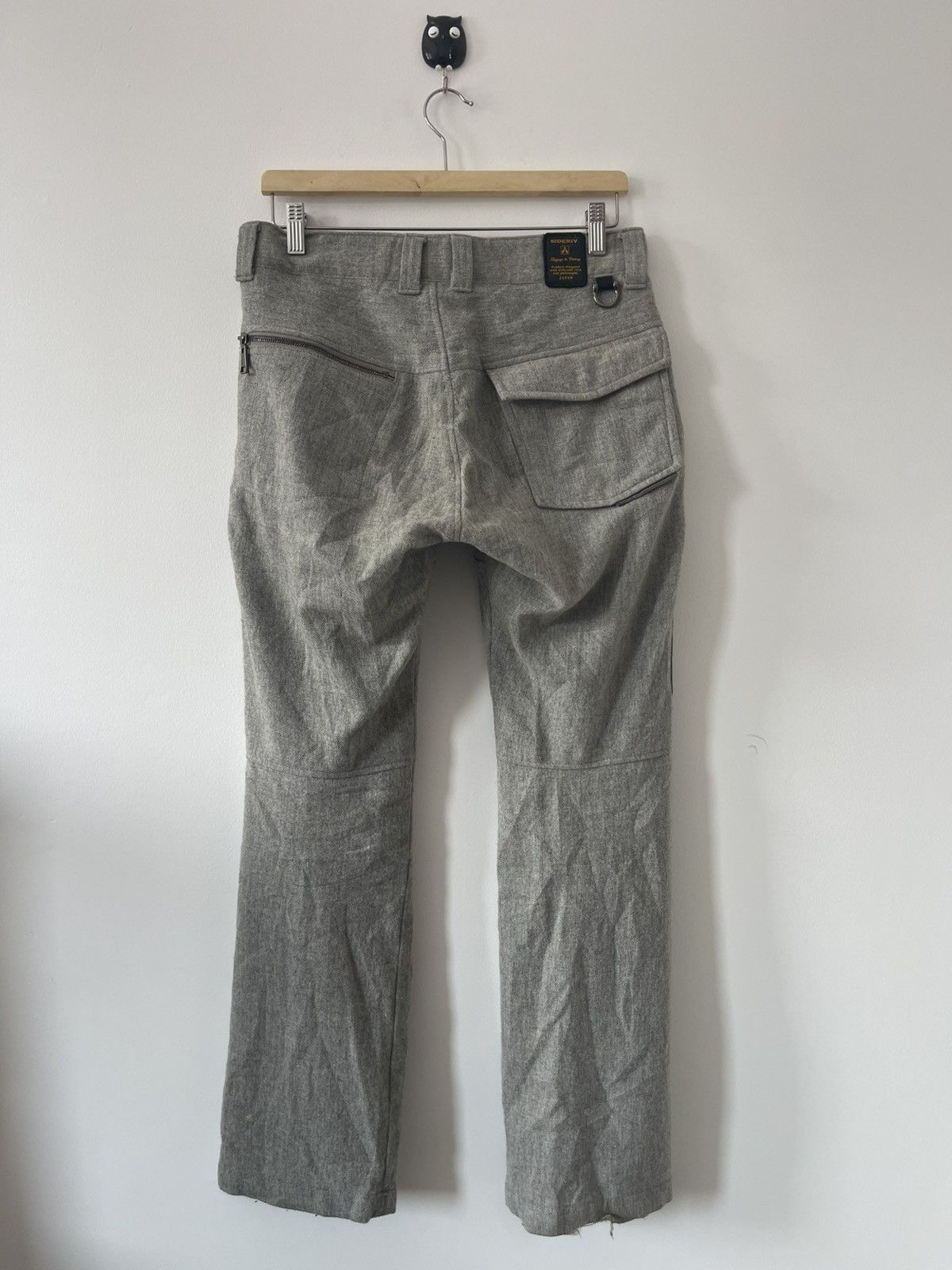 02DERIV. Rare Vintage 02DERIV. Wool Tactical Cargo Style Pant Size US 31 - 10 Thumbnail