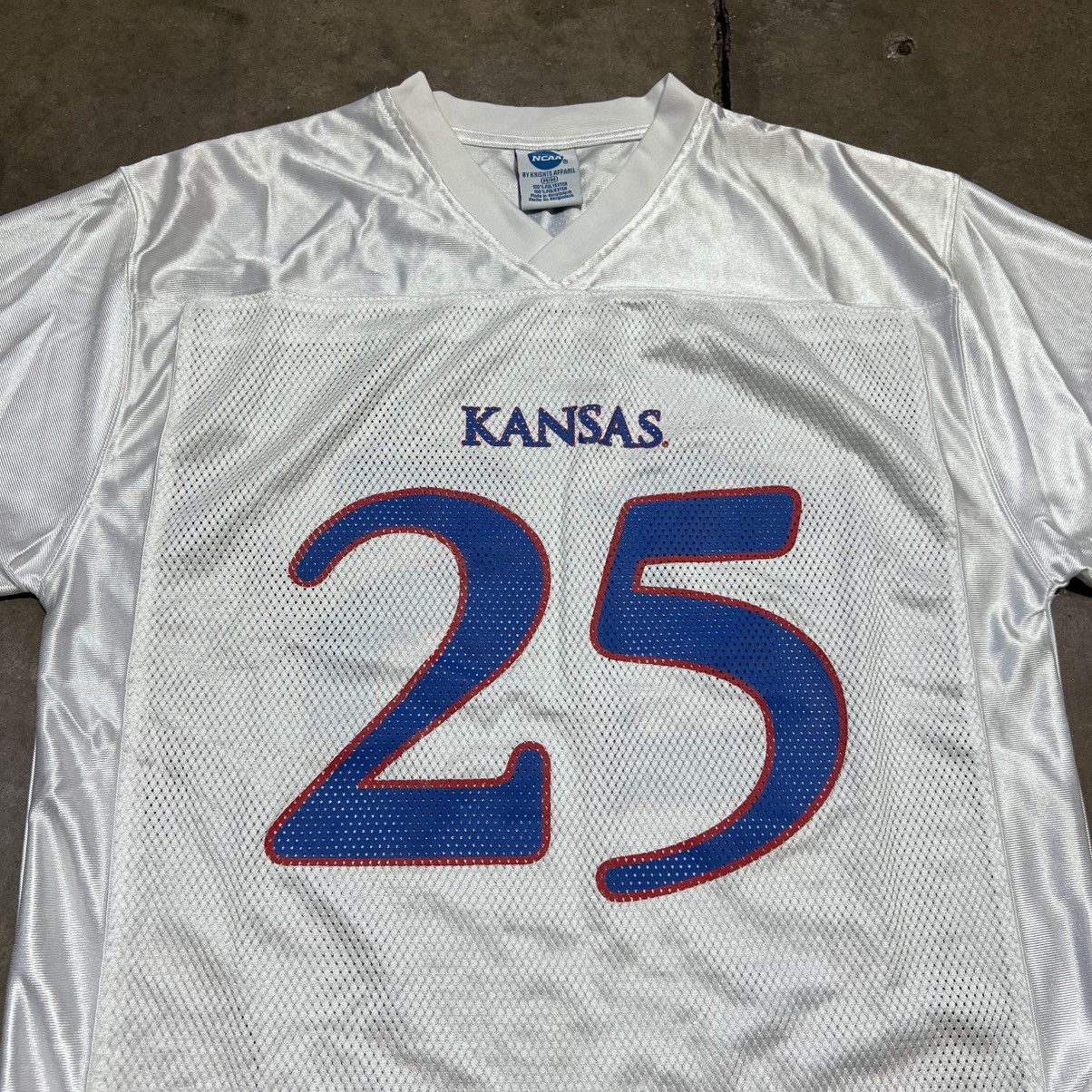 NCAA Vintage Kansas Jayhawks Mesh Football Jersey NCAA Logo 25 Size US M / EU 48-50 / 2 - 3 Thumbnail