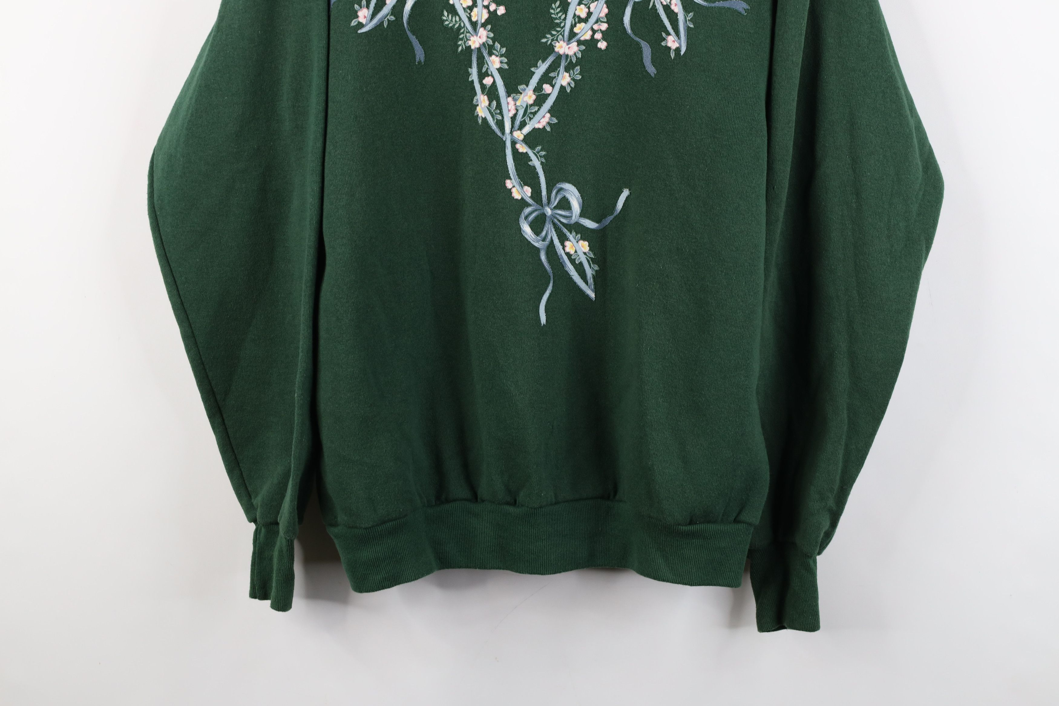 Vintage Vintage 90s Streetwear Primitive Flower Sweatshirt USA Size L / US 10 / IT 46 - 3 Thumbnail