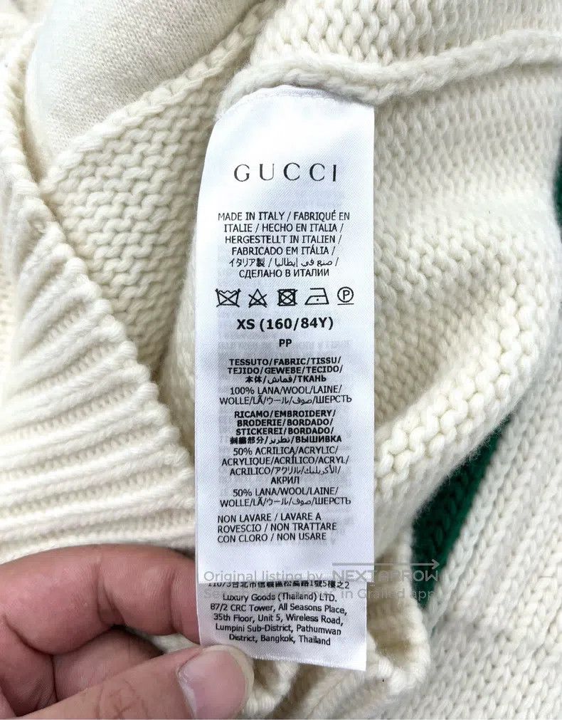 Gucci Gucci White arm striped knitted zipper jacket Size XS / US 0-2 / IT 36-38 - 4 Thumbnail