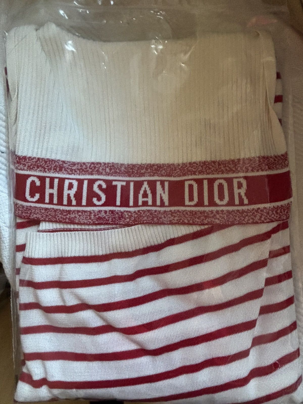 Dior Christian Dior Striped Silk & Cotton Hooded Sweater Size 38 Size S / US 4 / IT 40 - 10 Thumbnail