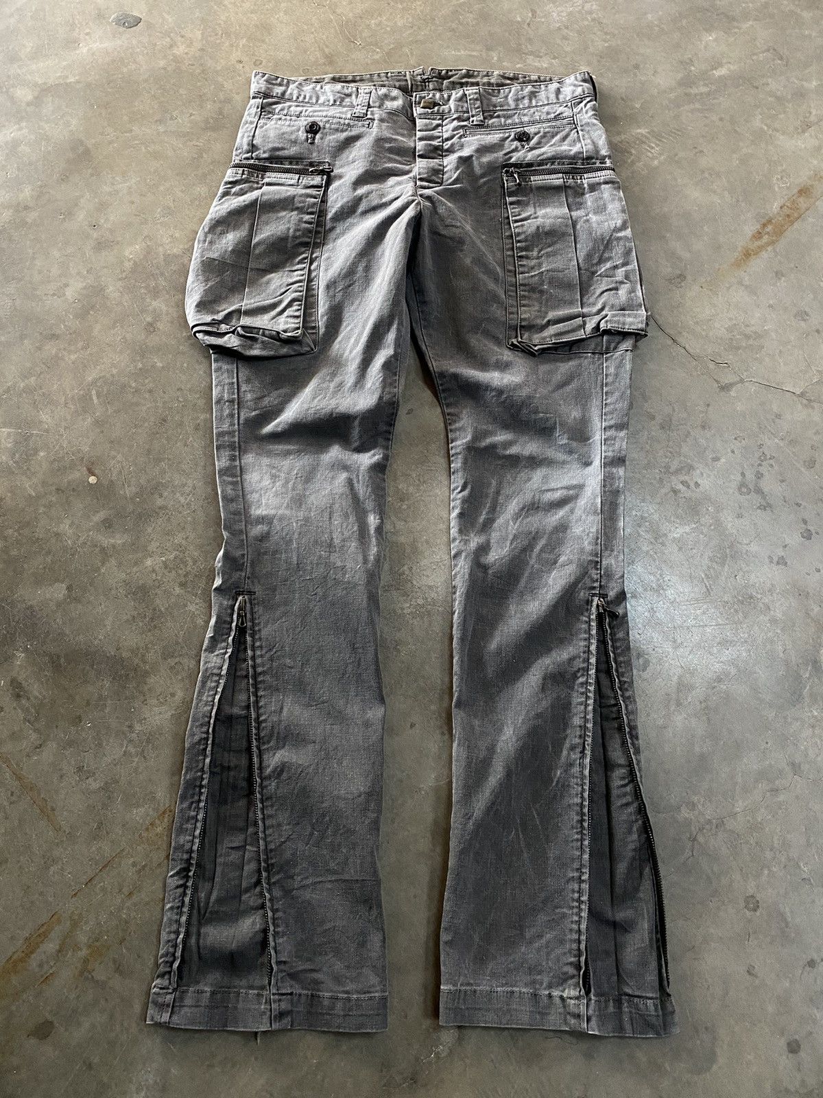 Le Grande Bleu (L.G.B.) × SEMBL × Seditionaries Japan Sembl 3D Pocket Cargo Bondage Fade Out Black Size US 32 / EU 48 - 1 Thumbnail