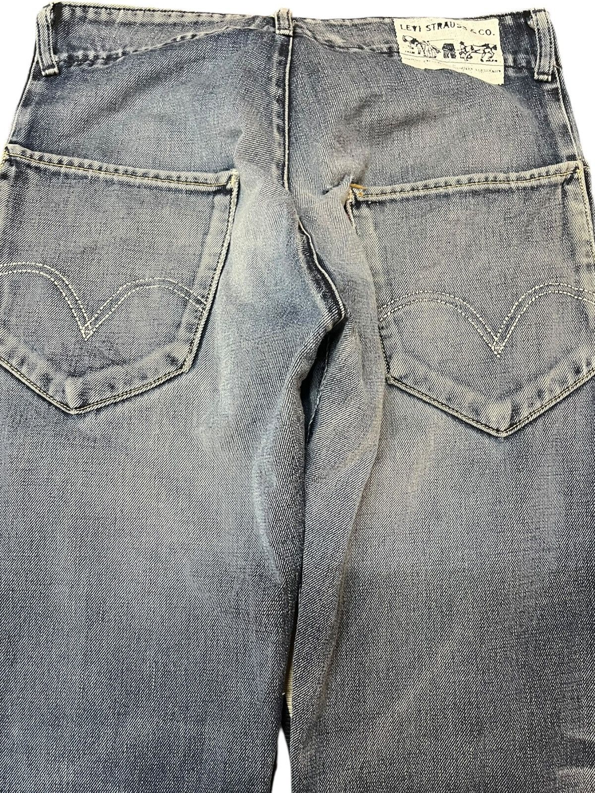 Levi's Vintage Clothing Vintage Levi’s 604 Baggy Wide Leg Denim Size US 31 - 5 Thumbnail