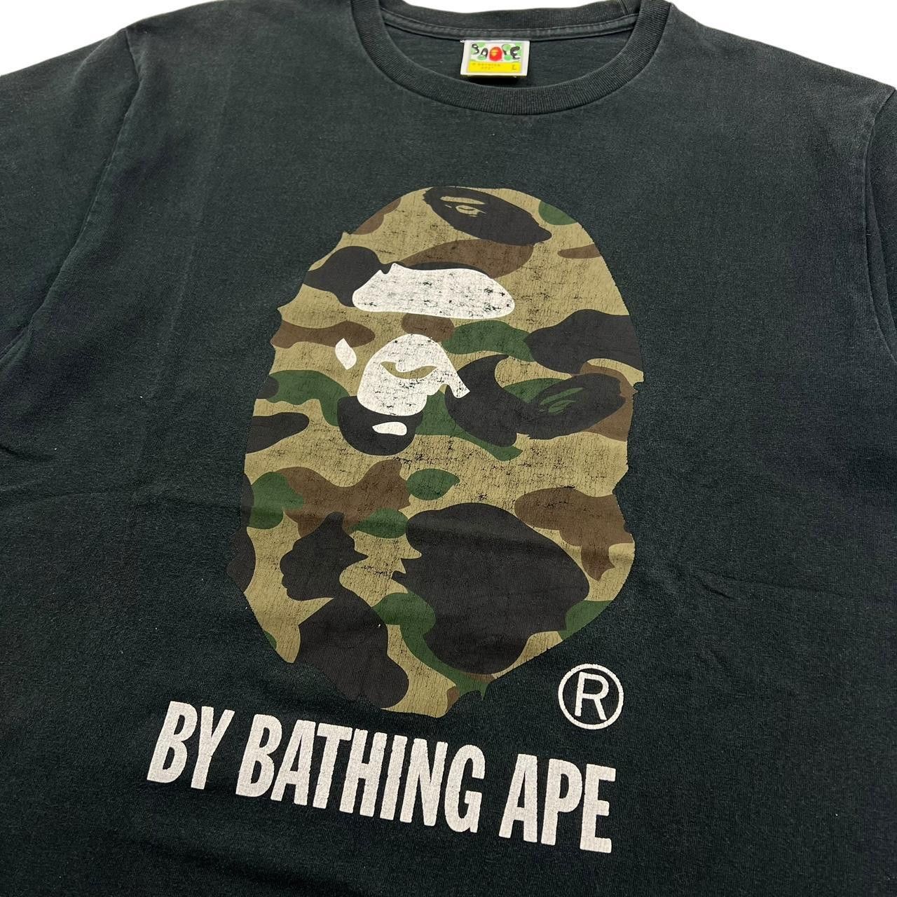 Bape Vintage Bape Camo Ape Head Black T-Shirt - Large Size US L / EU 52-54 / 3 - 2 Thumbnail