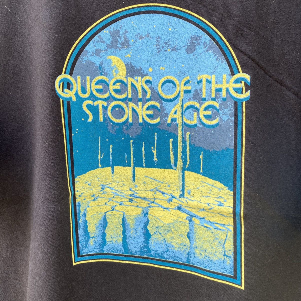 Band Tees Thrashed Faded Queen Of The Stone Age ERD GRUNGE OG TEE Size US XL / EU 56 / 4 - 3 Thumbnail