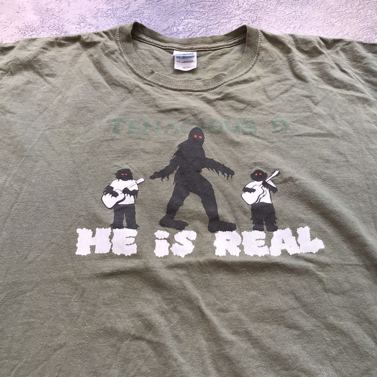 Vintage Vintage Y2K Graphic Tee He Is Real Horror Skate Grunge XL Size US XL / EU 56 / 4 - 3 Thumbnail