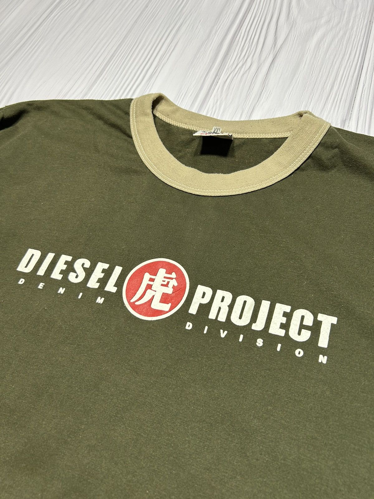 Diesel 🇯🇵 Vintage 90s Diesel Project Japan Big logo t-shirt Rare Size US XL / EU 56 / 4 - 7 Thumbnail