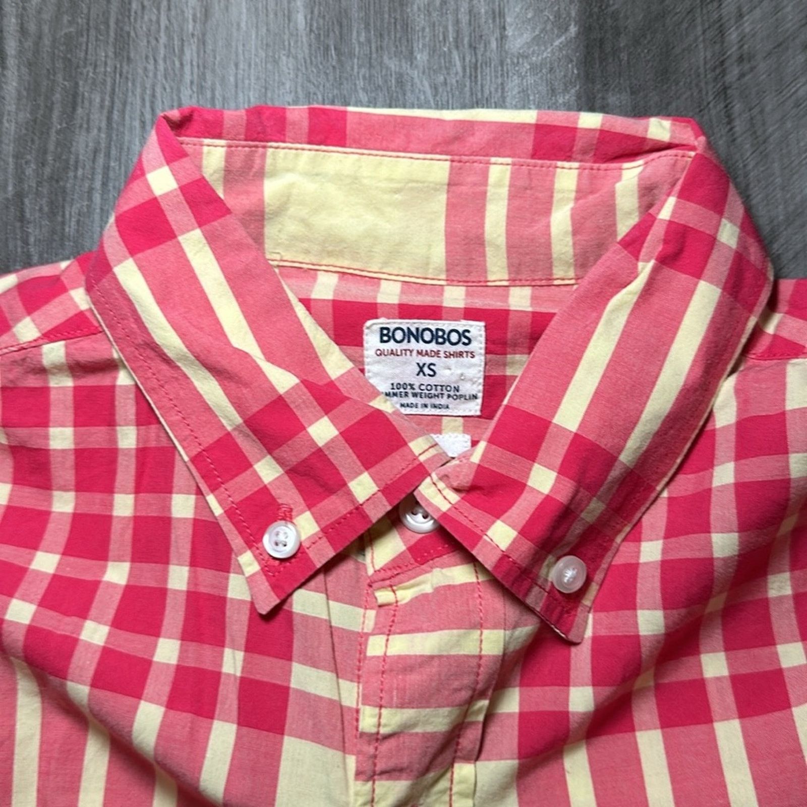 Bonobos Bonobos Slim Fit Summer Weight Poplin Long Sleeve - XS Size US XS / EU 42 / 0 - 6 Thumbnail